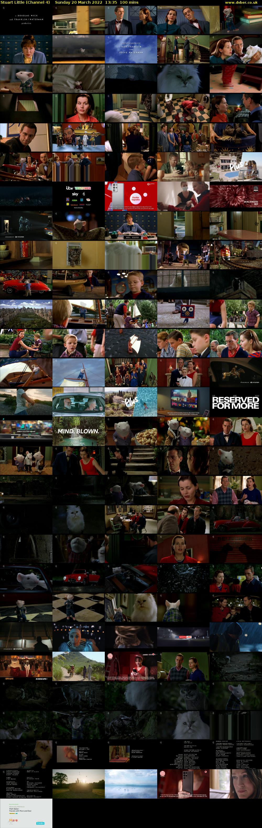 Stuart Little (Channel 4) Sunday 20 March 2022 13:35 - 15:15