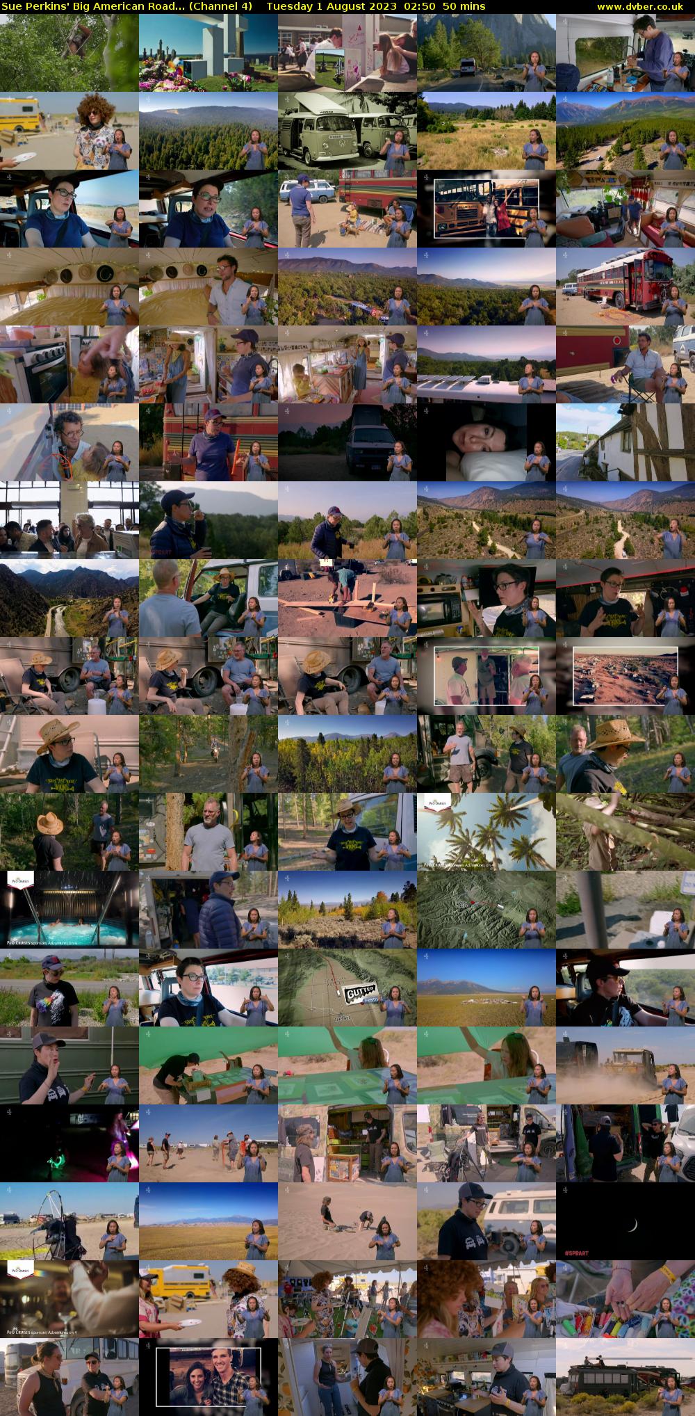 Sue Perkins' Big American Road... (Channel 4) Tuesday 1 August 2023 02:50 - 03:40