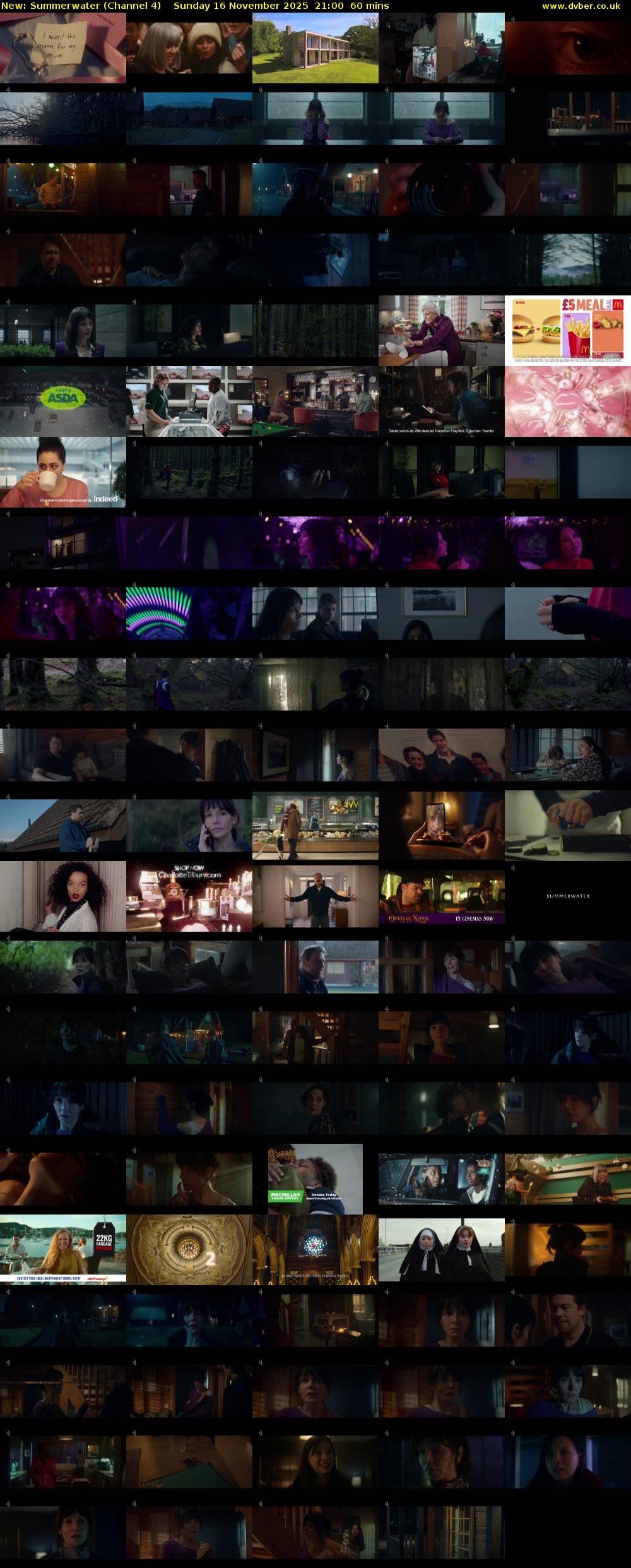 Summerwater (Channel 4) Sunday 16 November 2025 21:00 - 22:00
