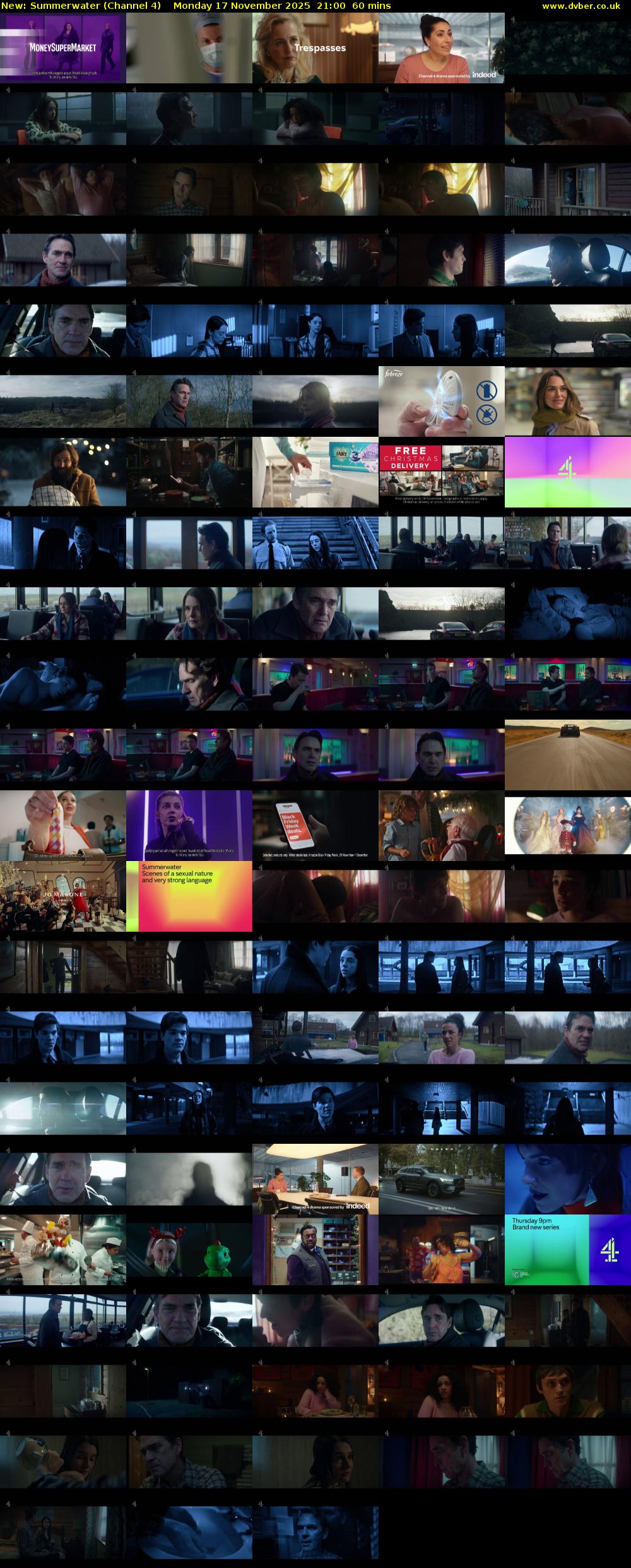 Summerwater (Channel 4) Monday 17 November 2025 21:00 - 22:00
