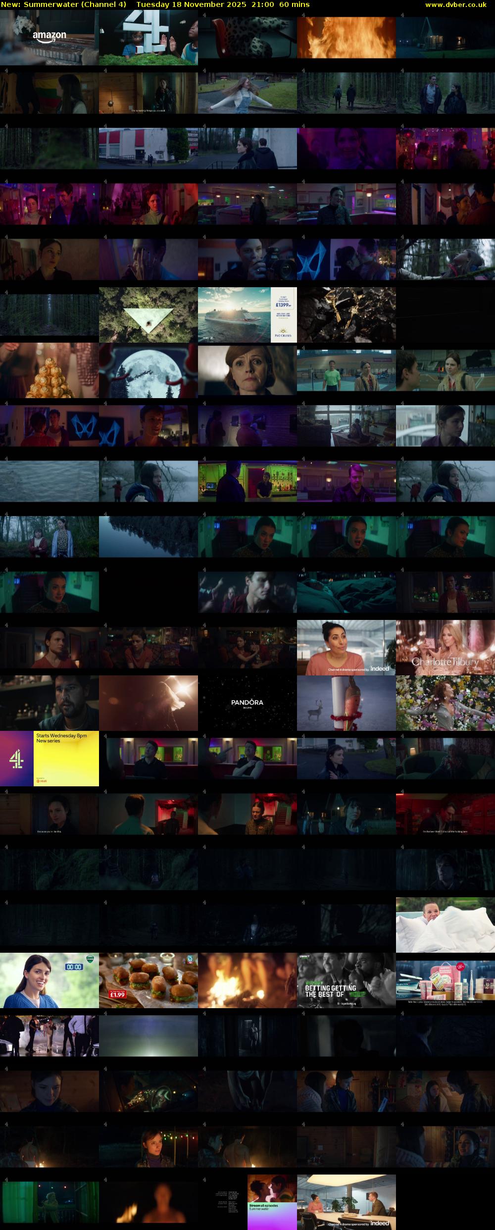 Summerwater (Channel 4) Tuesday 18 November 2025 21:00 - 22:00