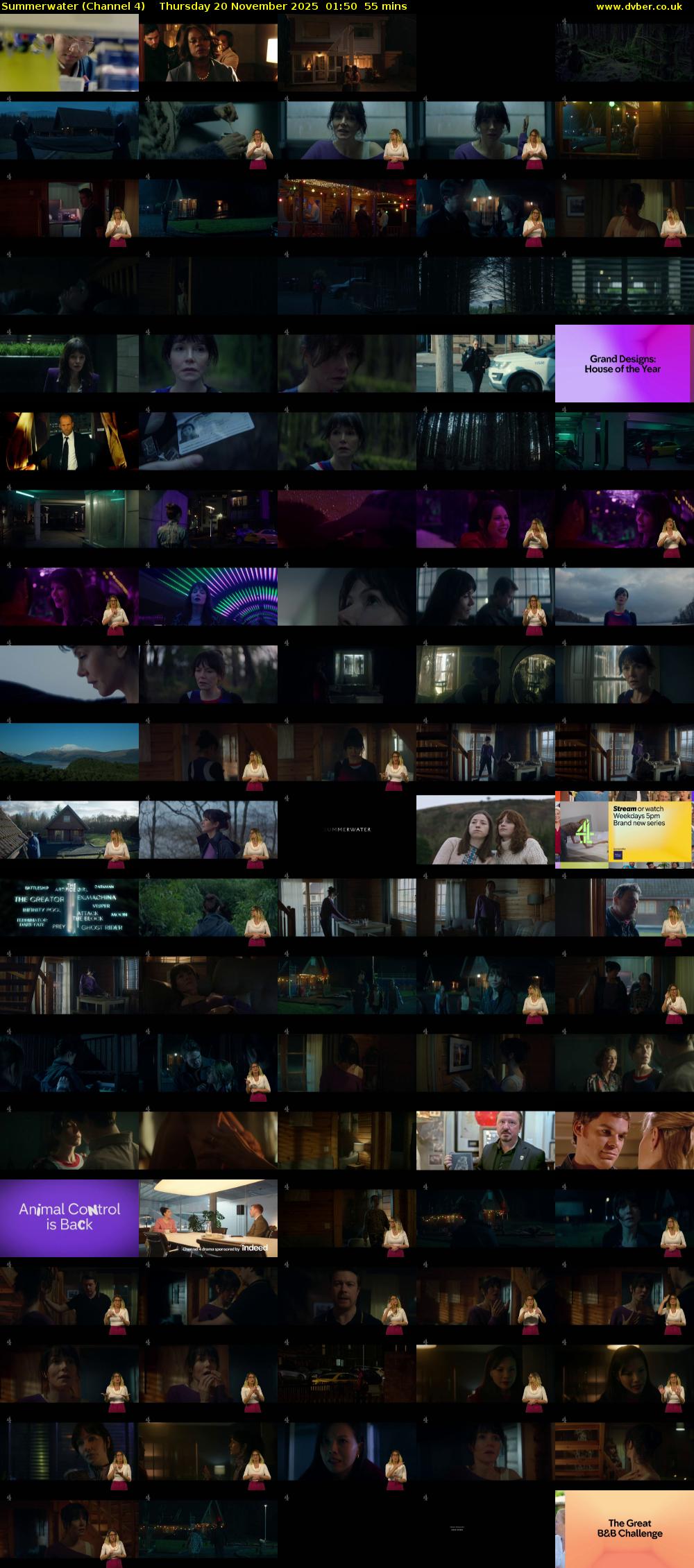 Summerwater (Channel 4) Thursday 20 November 2025 01:50 - 02:45