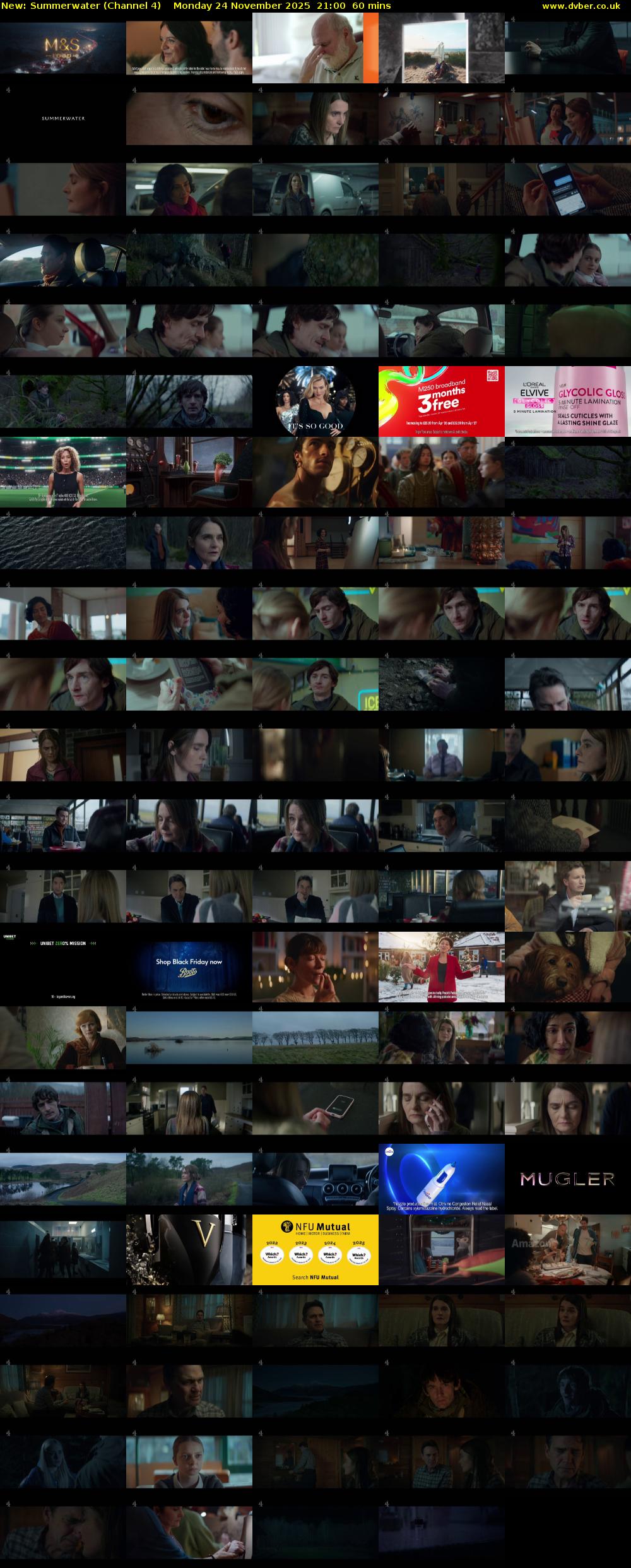 Summerwater (Channel 4) Monday 24 November 2025 21:00 - 22:00
