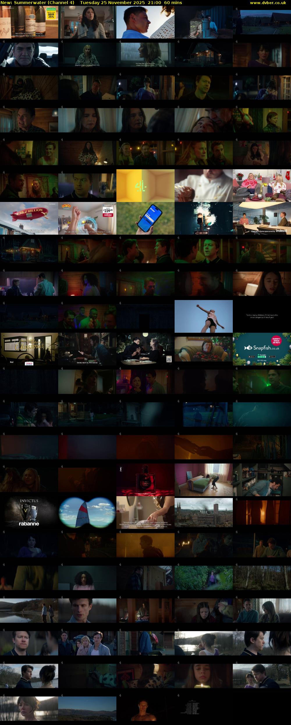 Summerwater (Channel 4) Tuesday 25 November 2025 21:00 - 22:00