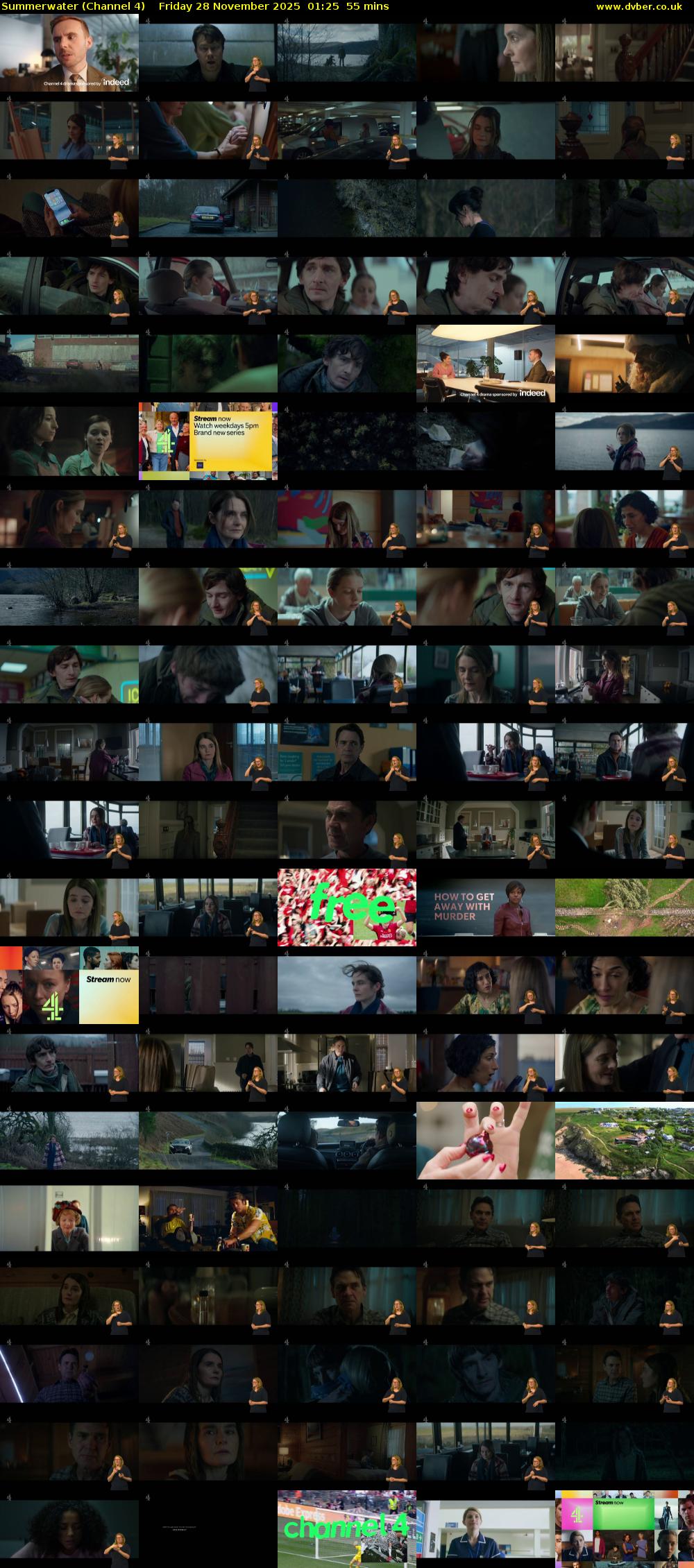 Summerwater (Channel 4) Friday 28 November 2025 01:25 - 02:20