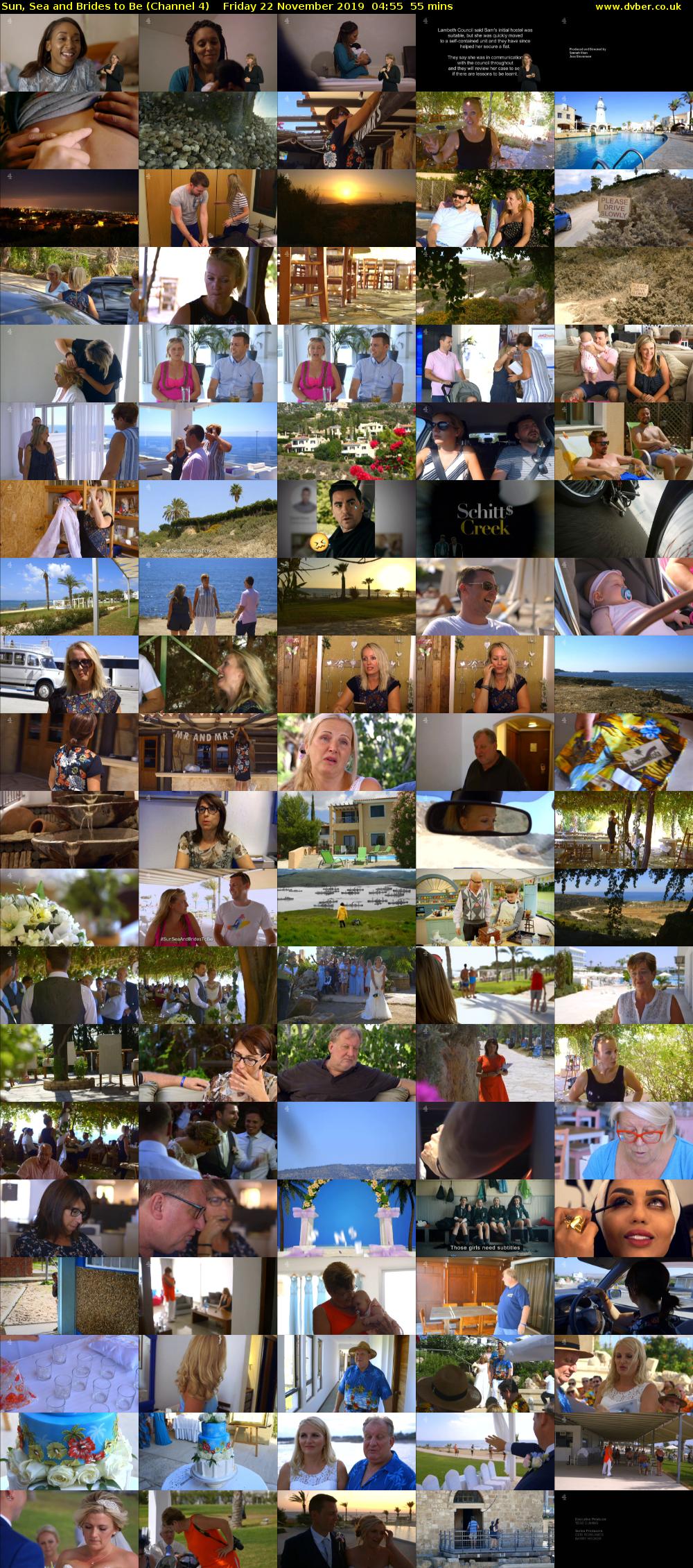 Sun, Sea and Brides to Be (Channel 4) Friday 22 November 2019 04:55 - 05:50
