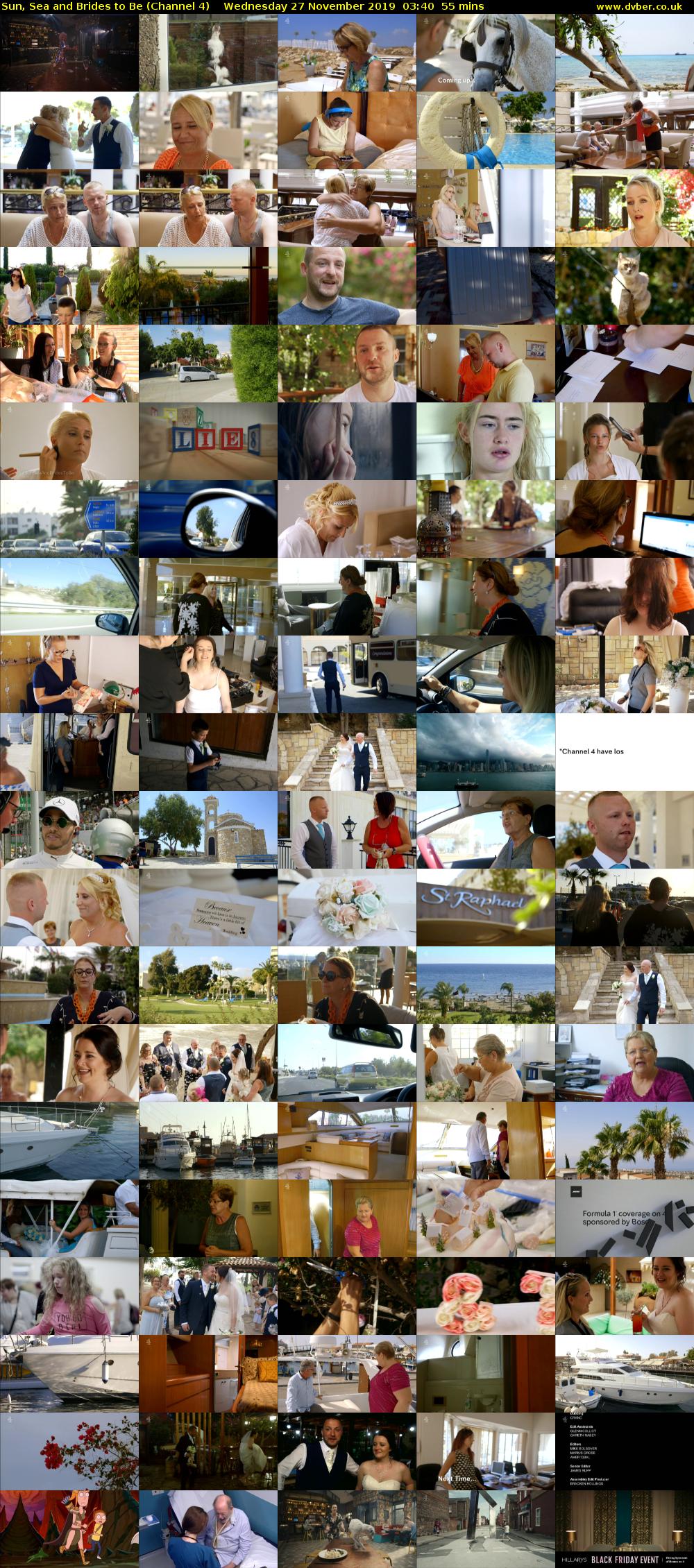 Sun, Sea and Brides to Be (Channel 4) Wednesday 27 November 2019 03:40 - 04:35