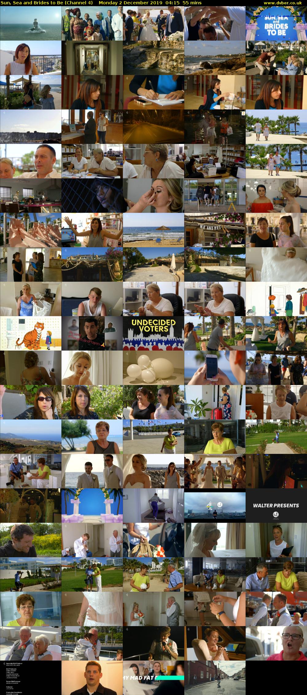 Sun, Sea and Brides to Be (Channel 4) Monday 2 December 2019 04:15 - 05:10