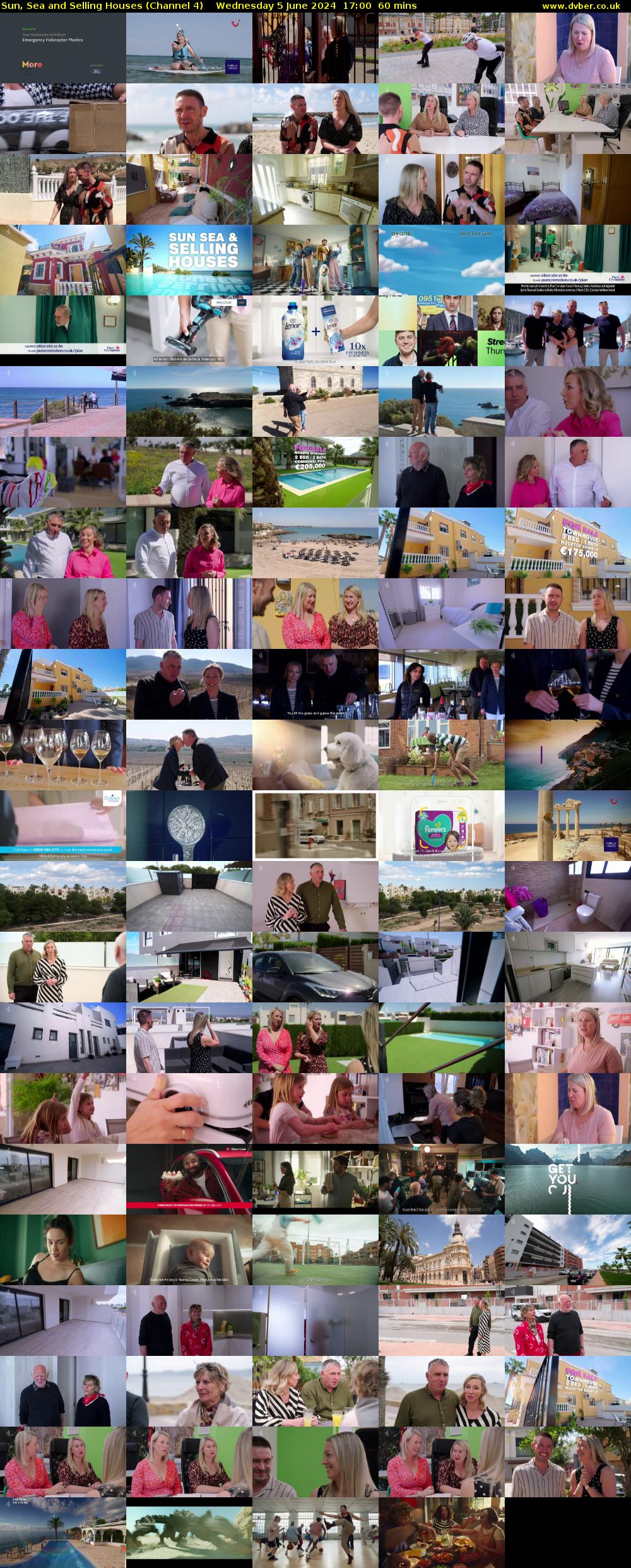 Sun, Sea and Selling Houses (Channel 4) Wednesday 5 June 2024 17:00 - 18:00