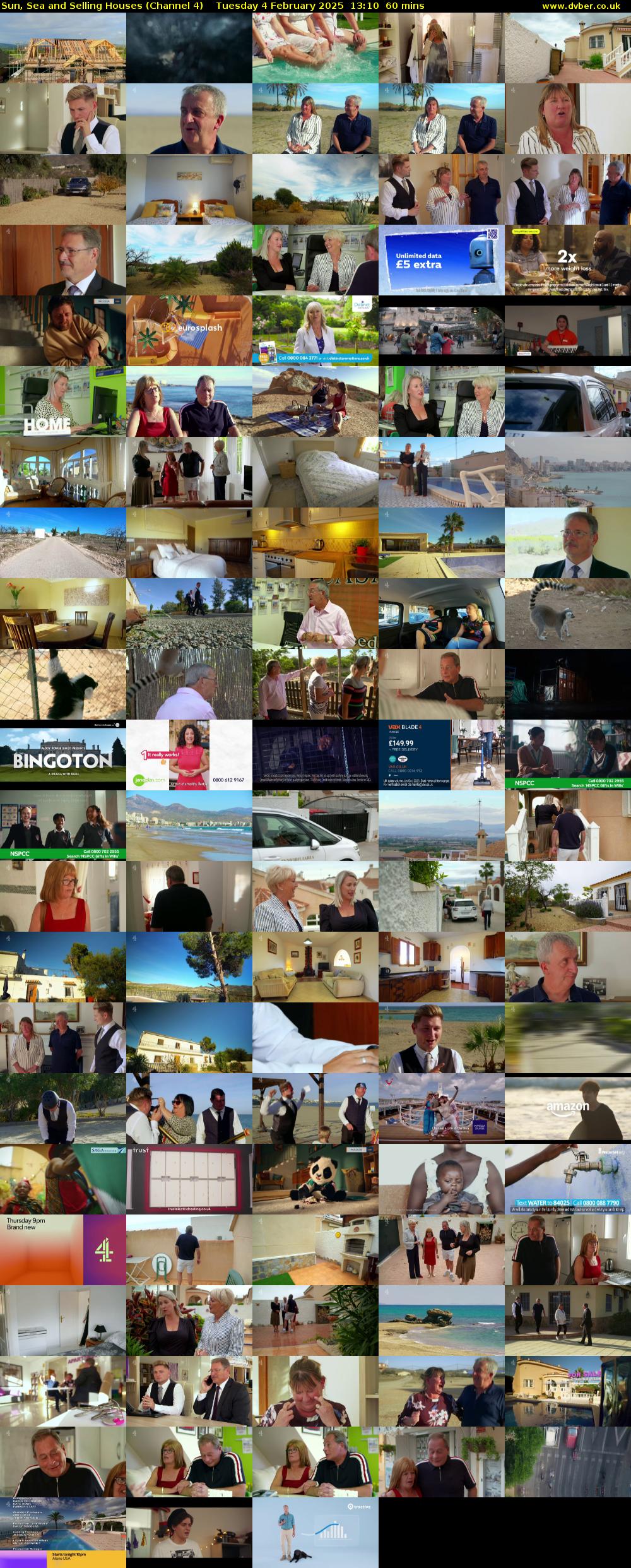 Sun, Sea and Selling Houses (Channel 4) Tuesday 4 February 2025 13:10 - 14:10