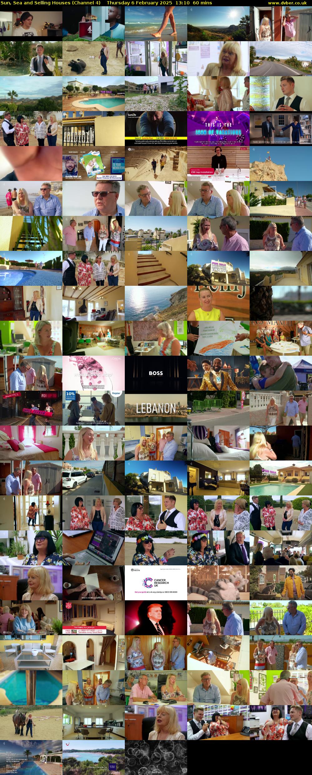 Sun, Sea and Selling Houses (Channel 4) Thursday 6 February 2025 13:10 - 14:10