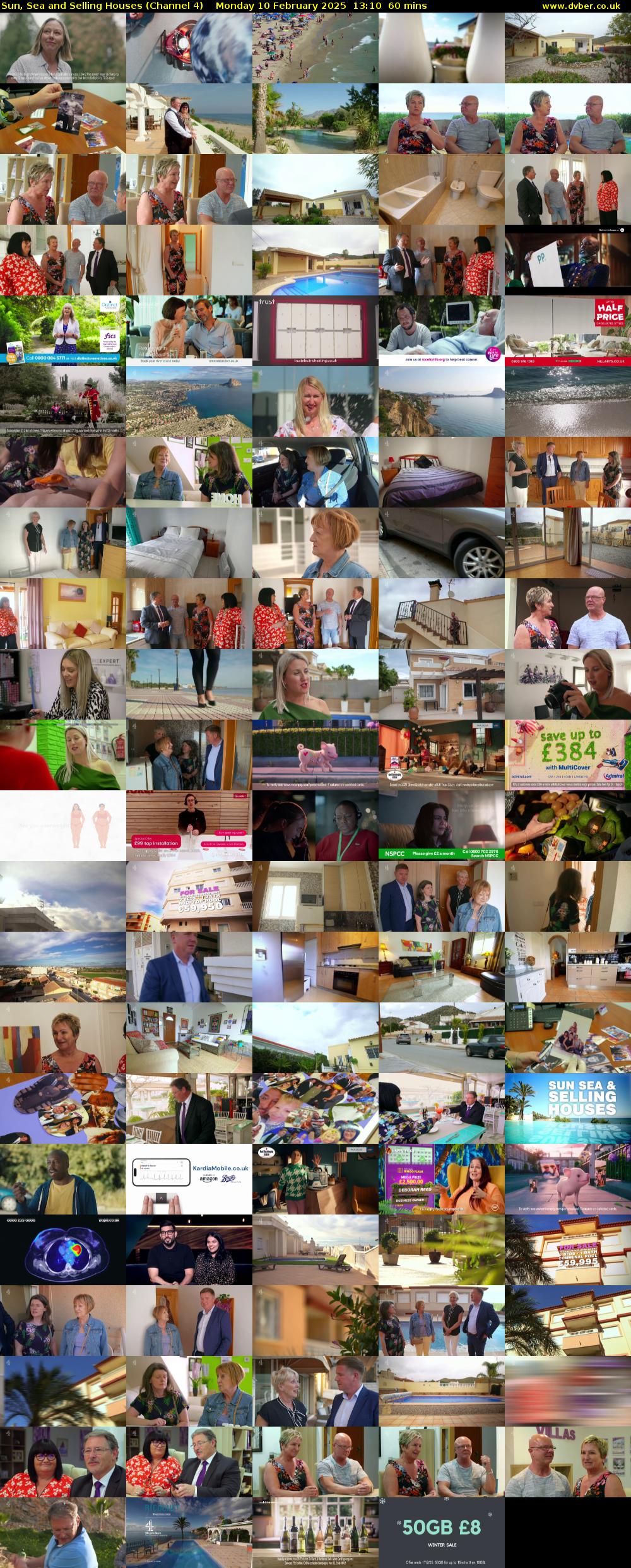 Sun, Sea and Selling Houses (Channel 4) Monday 10 February 2025 13:10 - 14:10