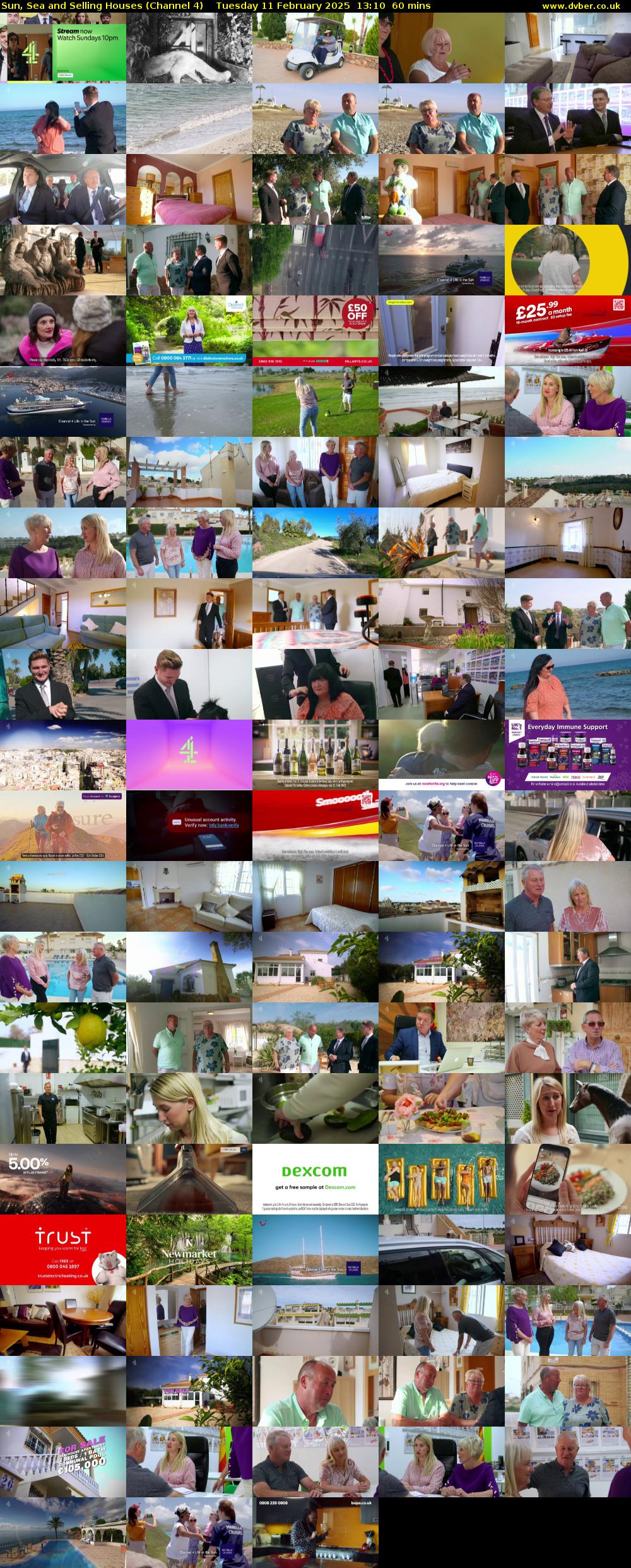 Sun, Sea and Selling Houses (Channel 4) Tuesday 11 February 2025 13:10 - 14:10