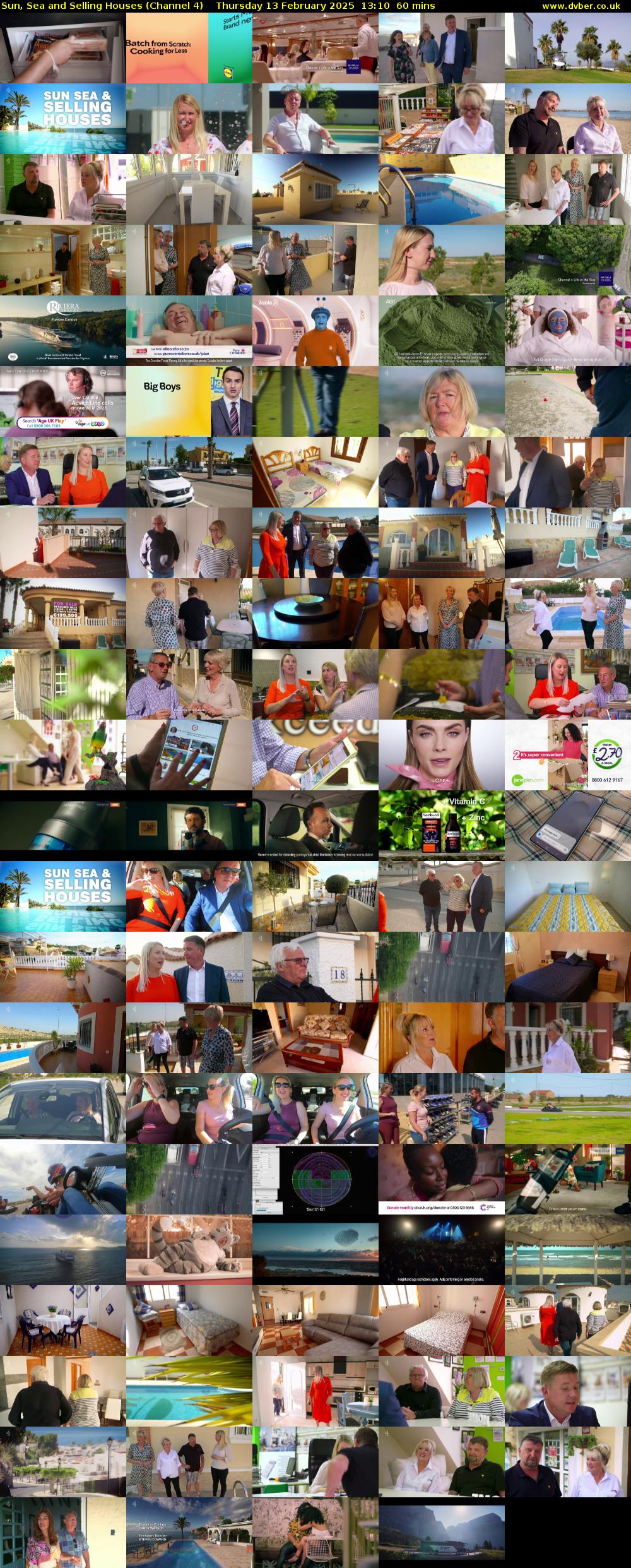 Sun, Sea and Selling Houses (Channel 4) Thursday 13 February 2025 13:10 - 14:10
