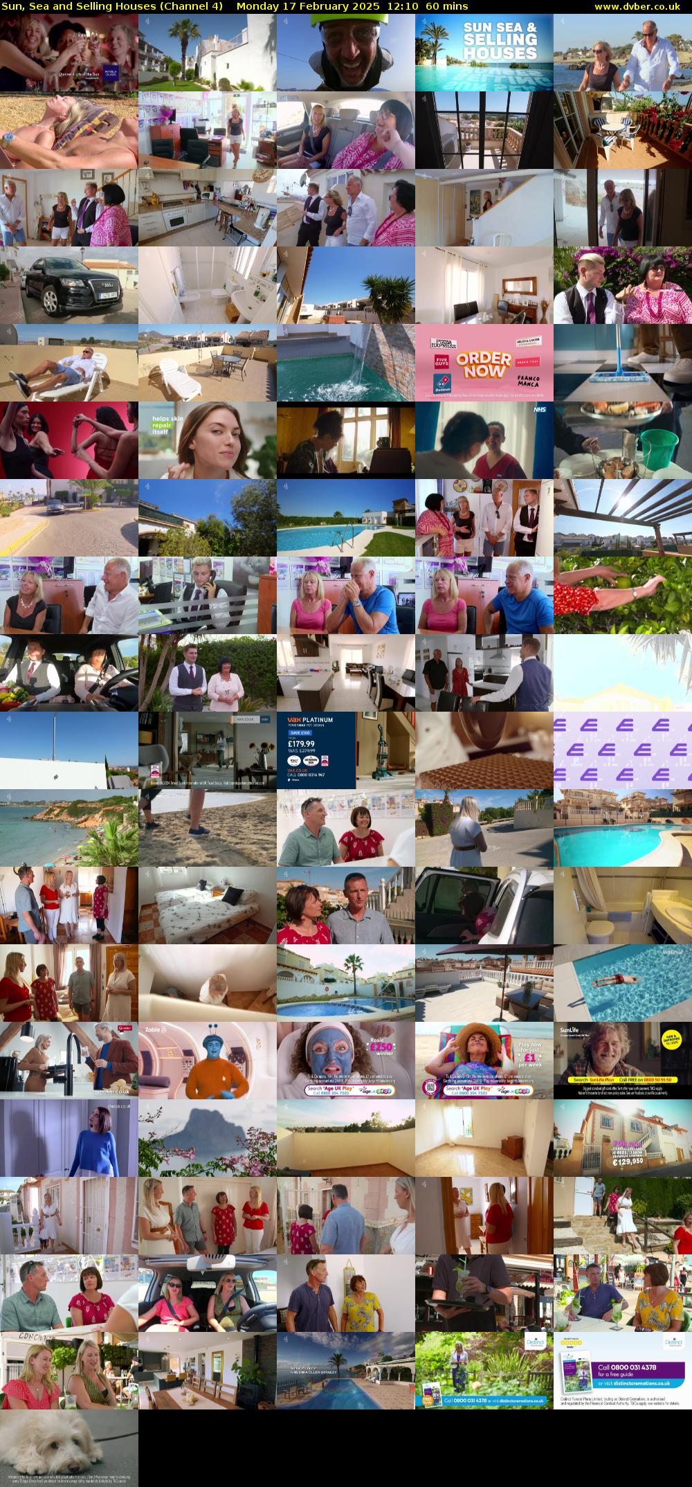 Sun, Sea and Selling Houses (Channel 4) Monday 17 February 2025 12:10 - 13:10