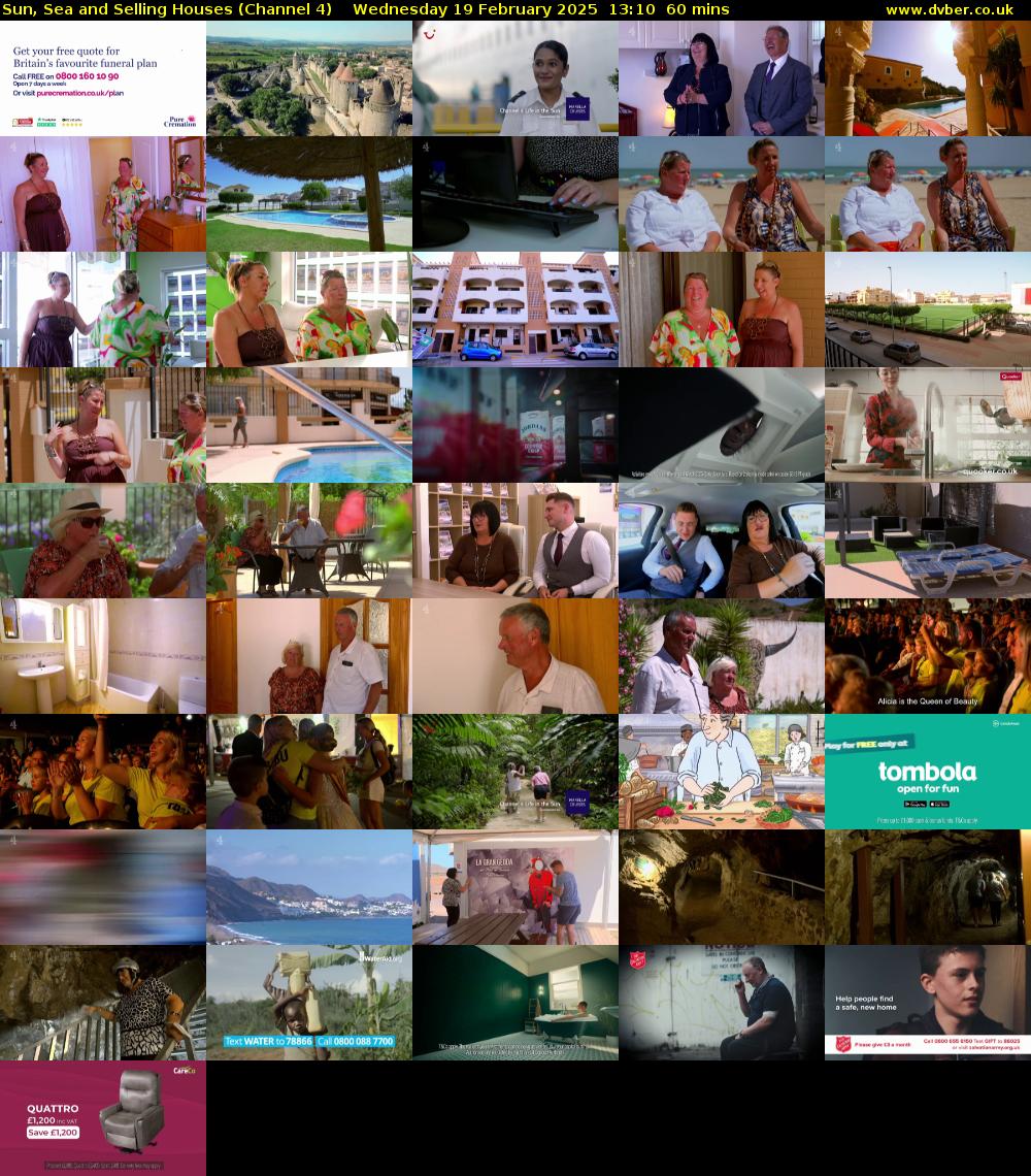 Sun, Sea and Selling Houses (Channel 4) Wednesday 19 February 2025 13:10 - 14:10