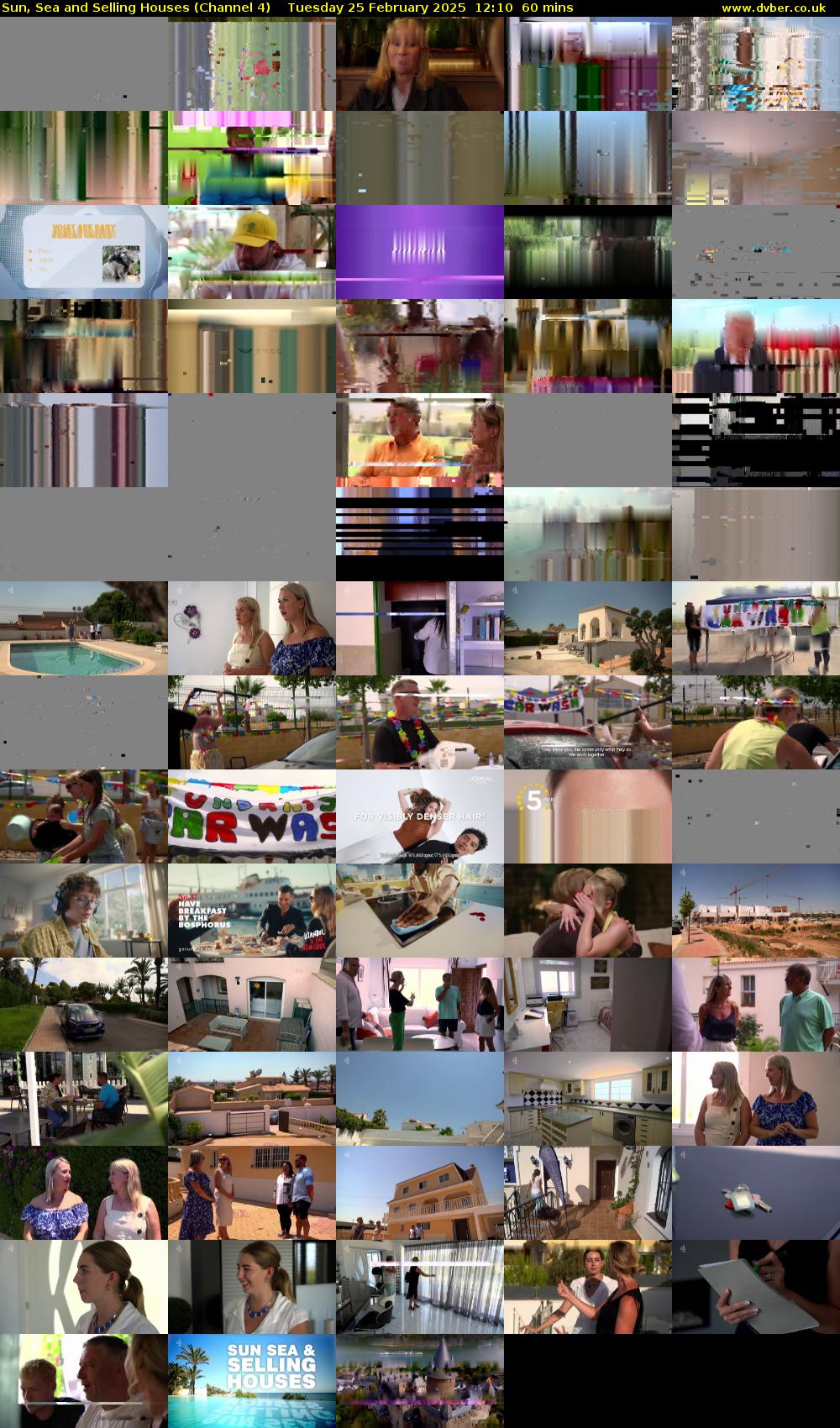 Sun, Sea and Selling Houses (Channel 4) Tuesday 25 February 2025 12:10 - 13:10