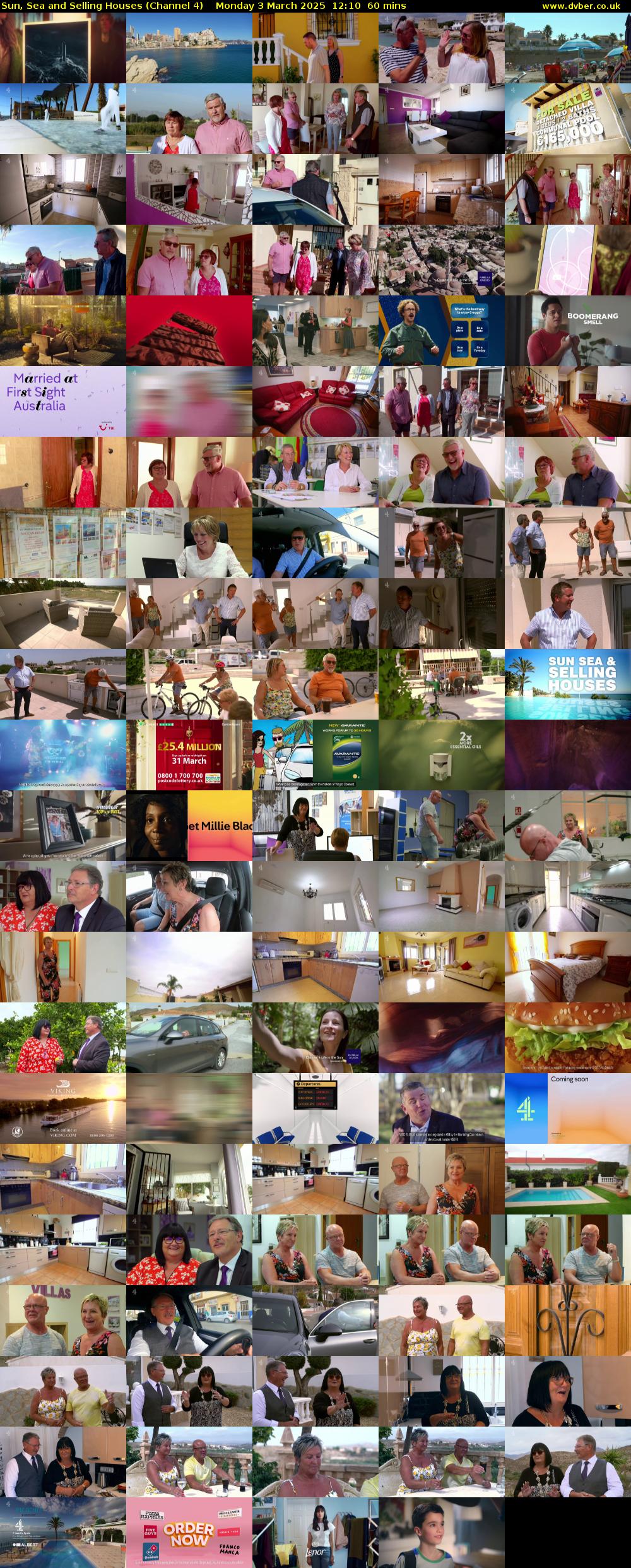 Sun, Sea and Selling Houses (Channel 4) Monday 3 March 2025 12:10 - 13:10