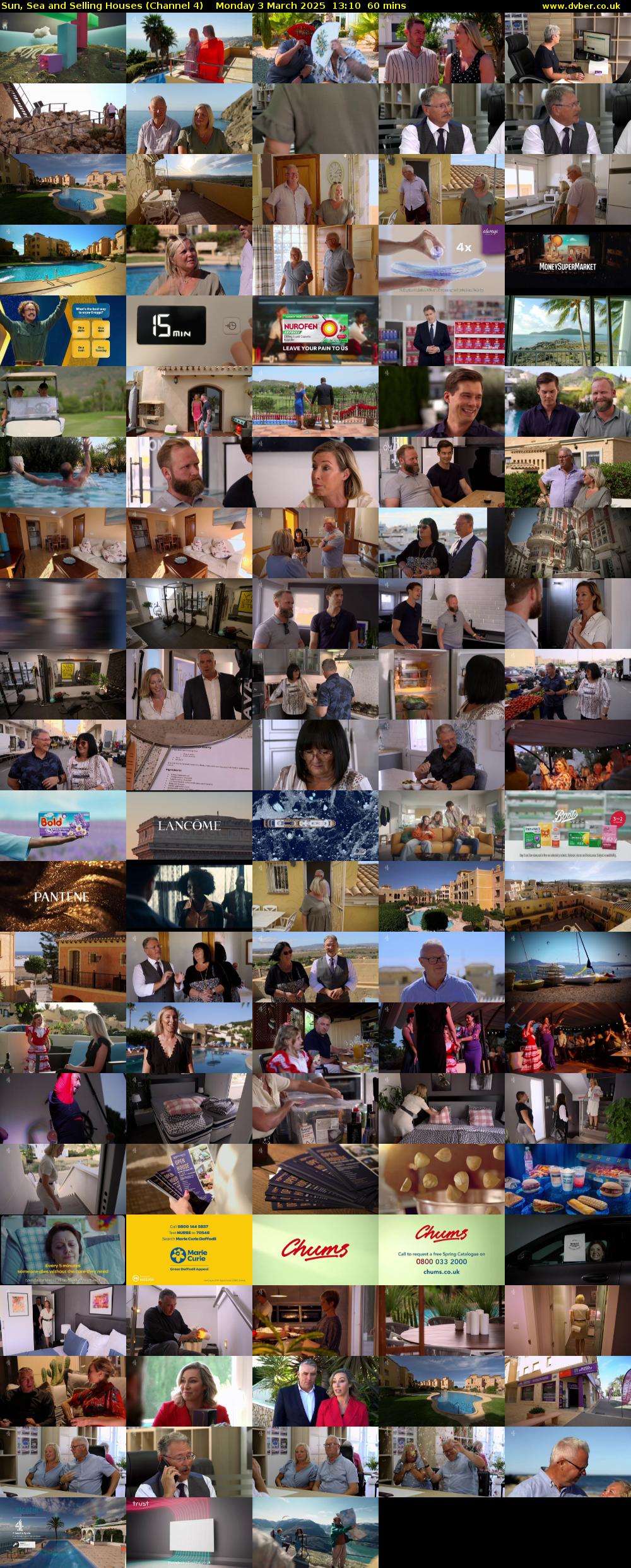 Sun, Sea and Selling Houses (Channel 4) Monday 3 March 2025 13:10 - 14:10