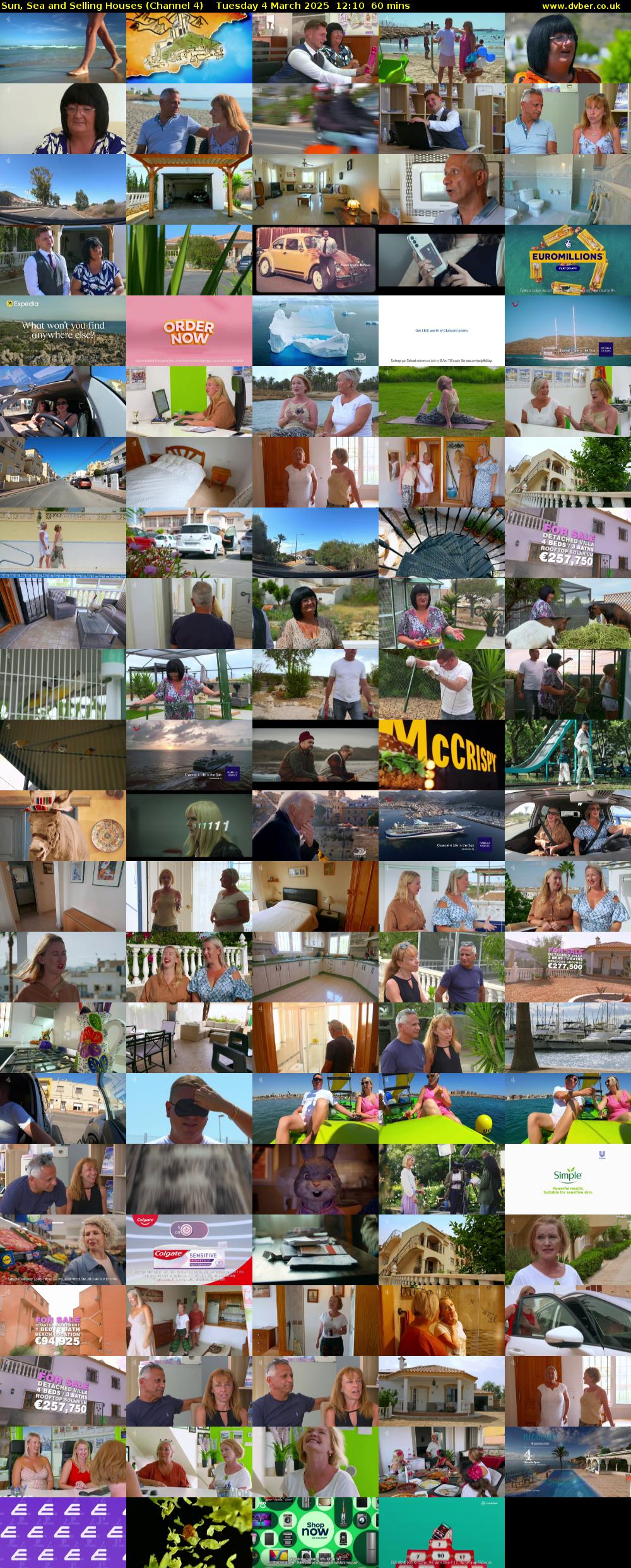 Sun, Sea and Selling Houses (Channel 4) Tuesday 4 March 2025 12:10 - 13:10