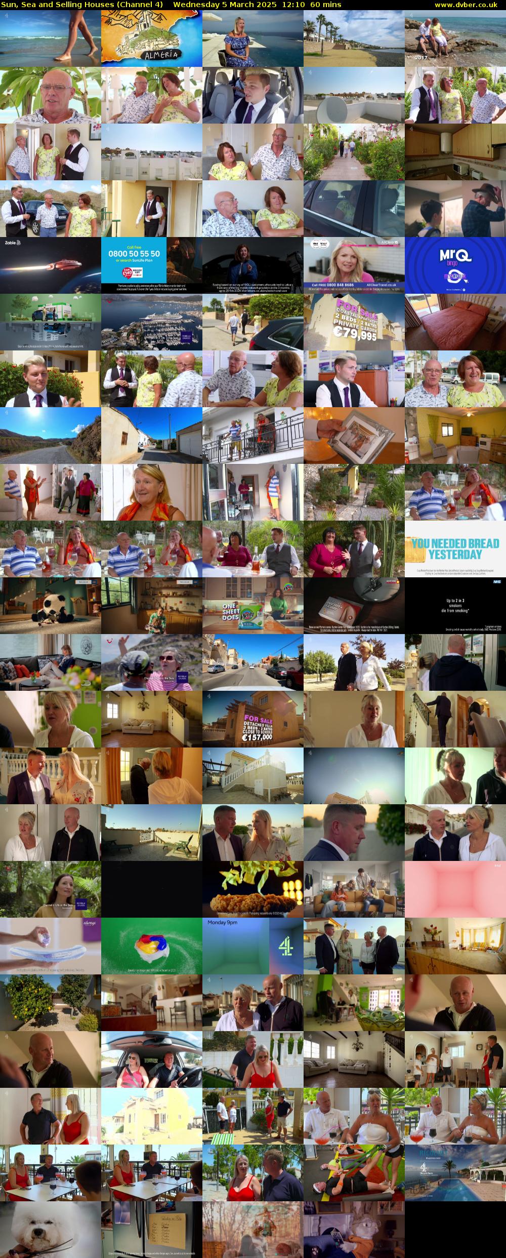 Sun, Sea and Selling Houses (Channel 4) Wednesday 5 March 2025 12:10 - 13:10
