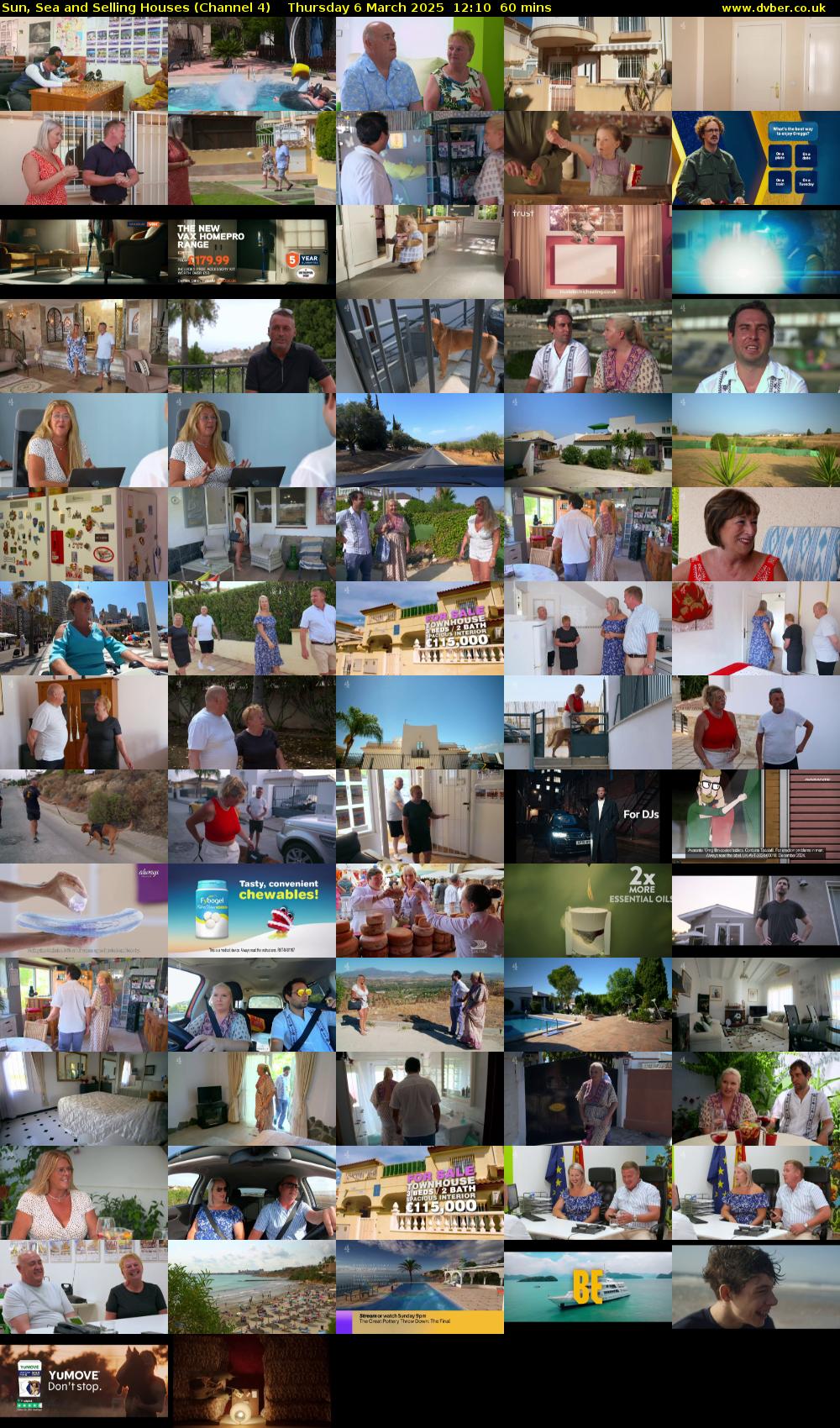 Sun, Sea and Selling Houses (Channel 4) Thursday 6 March 2025 12:10 - 13:10
