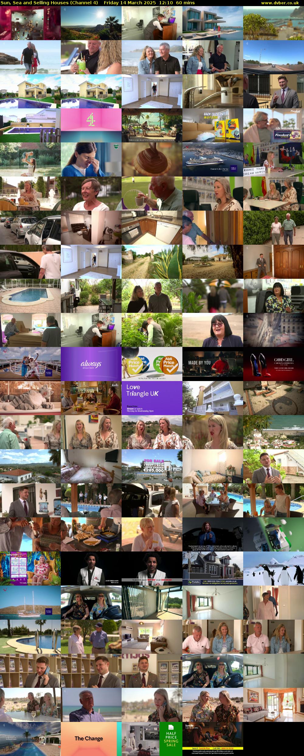 Sun, Sea and Selling Houses (Channel 4) Friday 14 March 2025 12:10 - 13:10