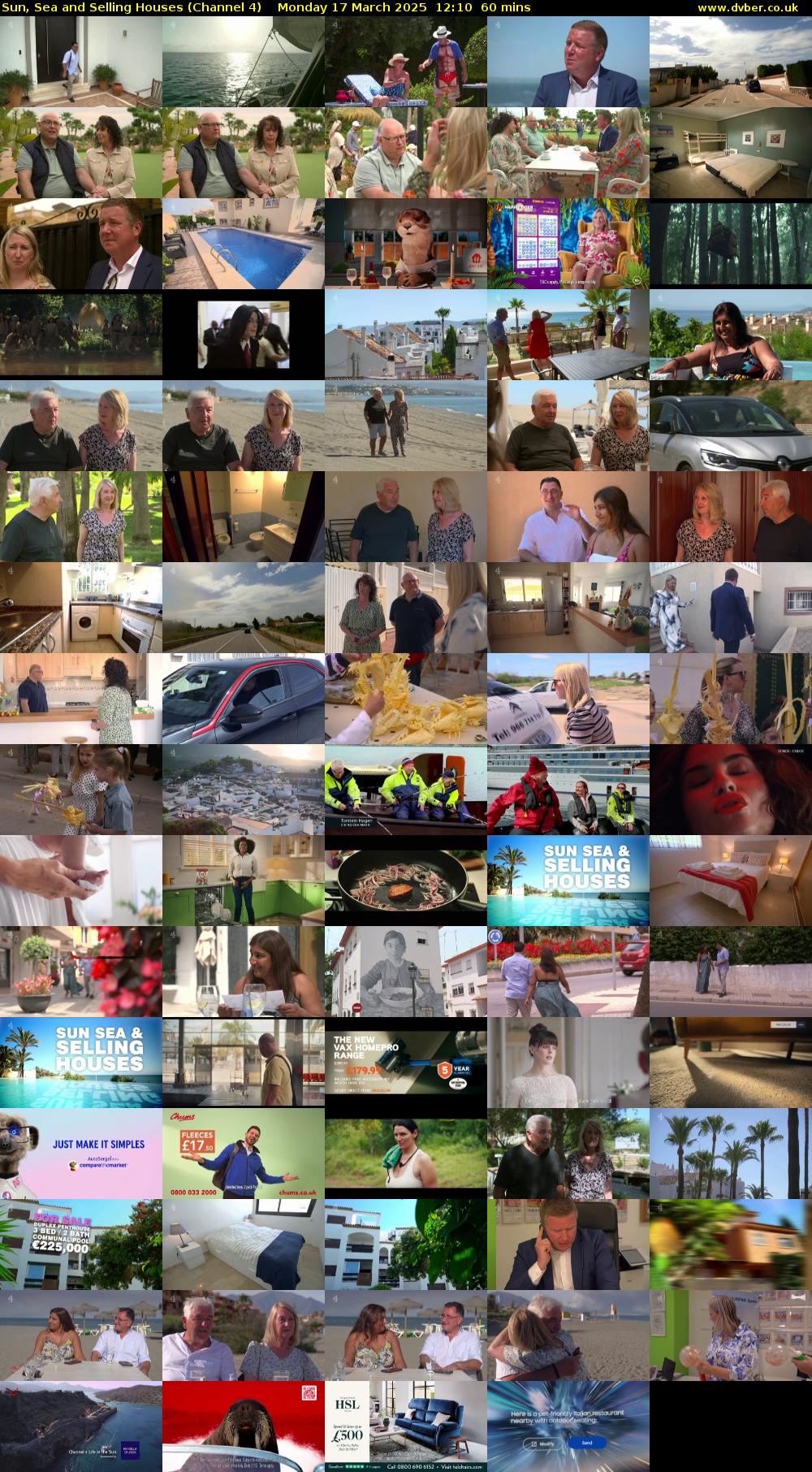 Sun, Sea and Selling Houses (Channel 4) Monday 17 March 2025 12:10 - 13:10
