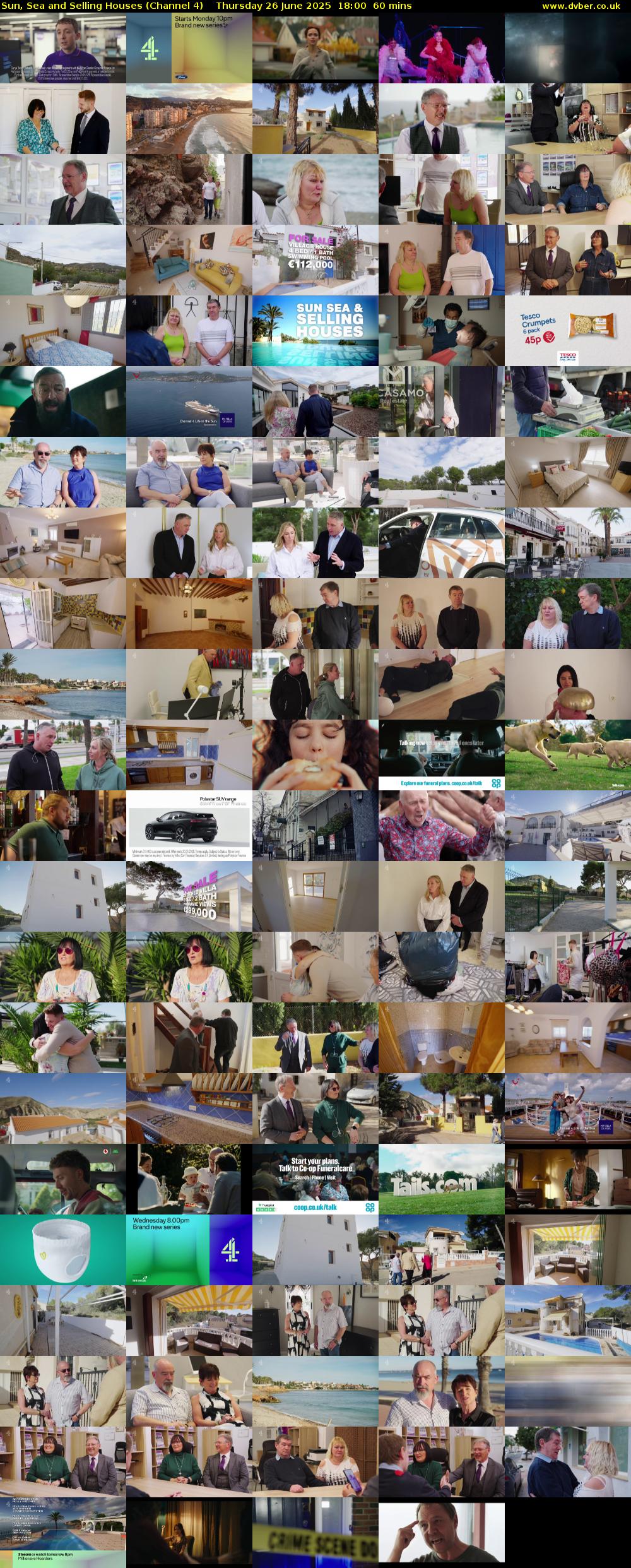 Sun, Sea and Selling Houses (Channel 4) Thursday 26 June 2025 18:00 - 19:00