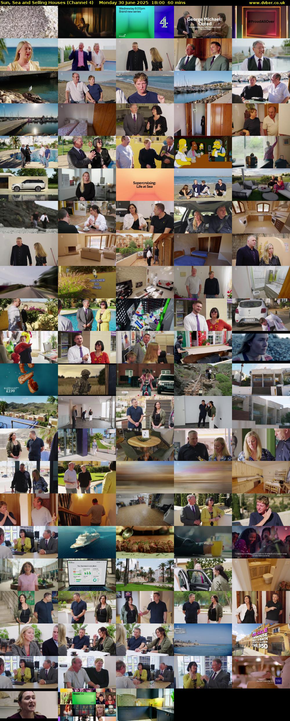 Sun, Sea and Selling Houses (Channel 4) Monday 30 June 2025 18:00 - 19:00