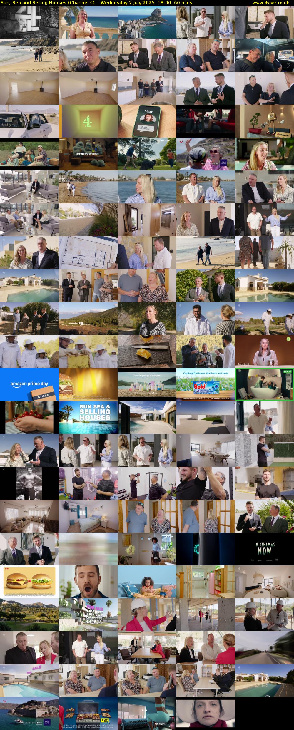 Sun, Sea and Selling Houses (Channel 4) Wednesday 2 July 2025 18:00 - 19:00