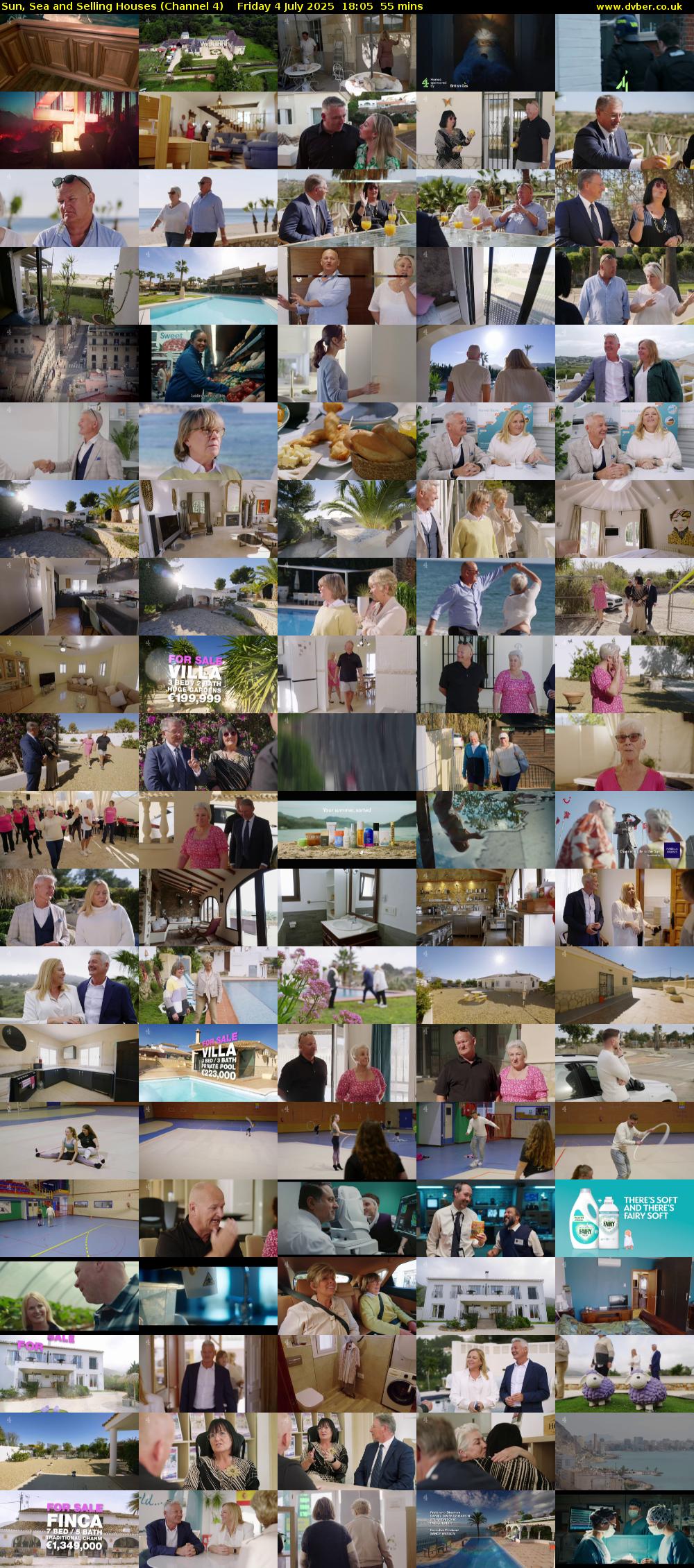 Sun, Sea and Selling Houses (Channel 4) Friday 4 July 2025 18:05 - 19:00