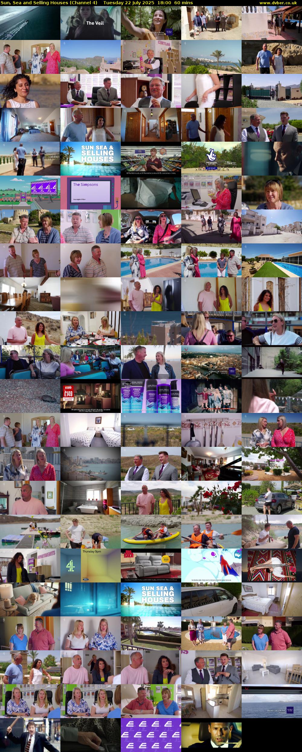 Sun, Sea and Selling Houses (Channel 4) Tuesday 22 July 2025 18:00 - 19:00