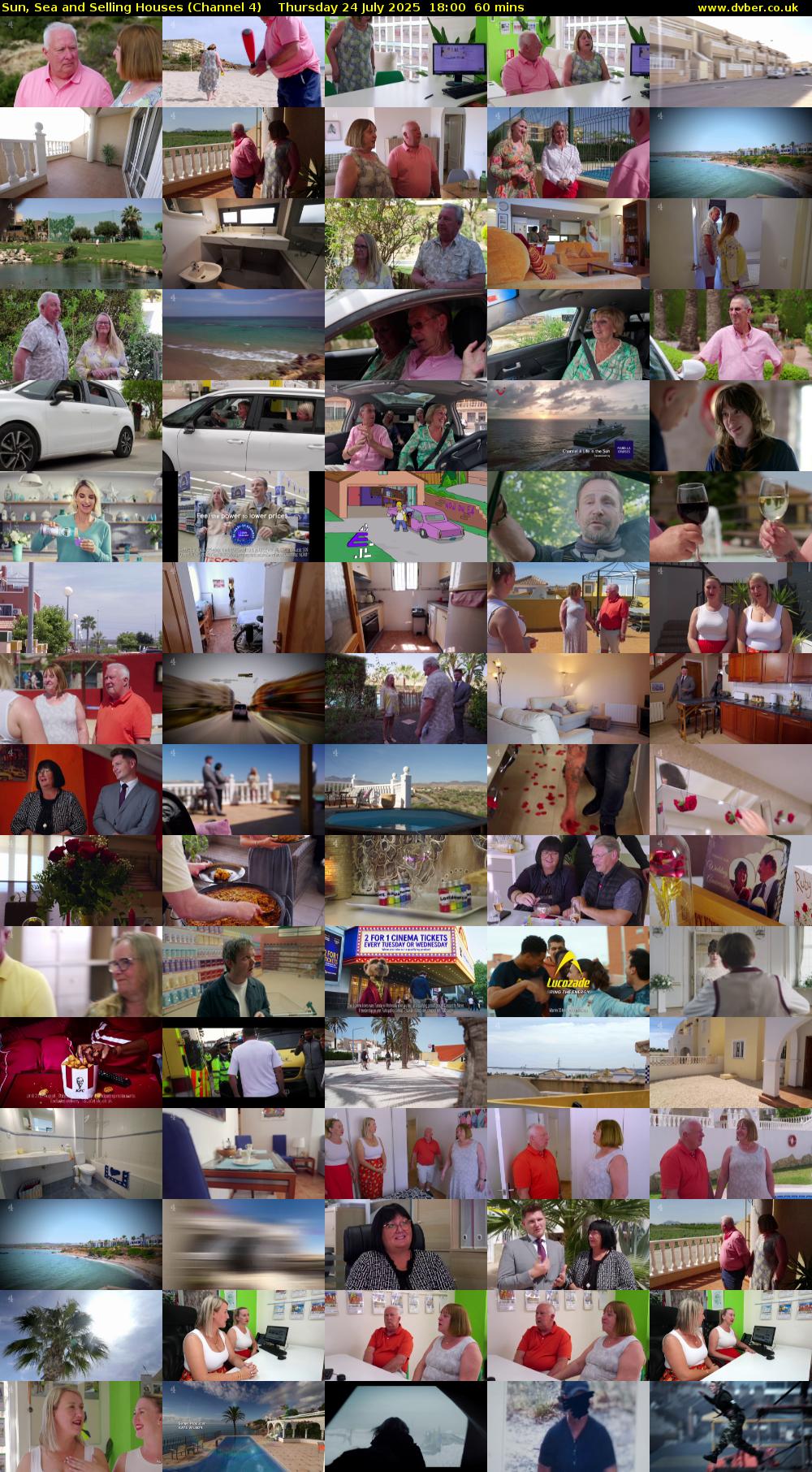 Sun, Sea and Selling Houses (Channel 4) Thursday 24 July 2025 18:00 - 19:00