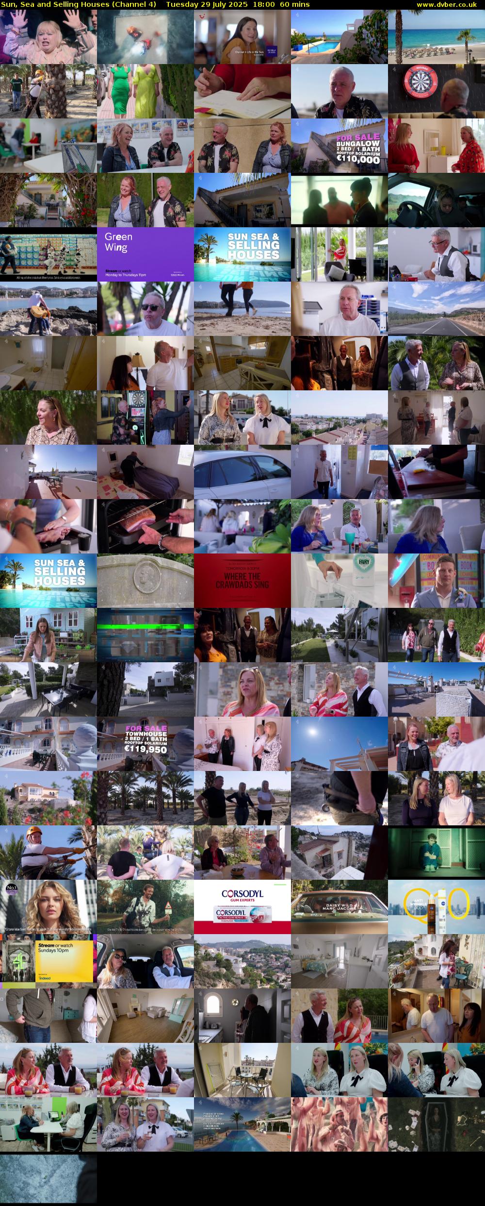 Sun, Sea and Selling Houses (Channel 4) Tuesday 29 July 2025 18:00 - 19:00