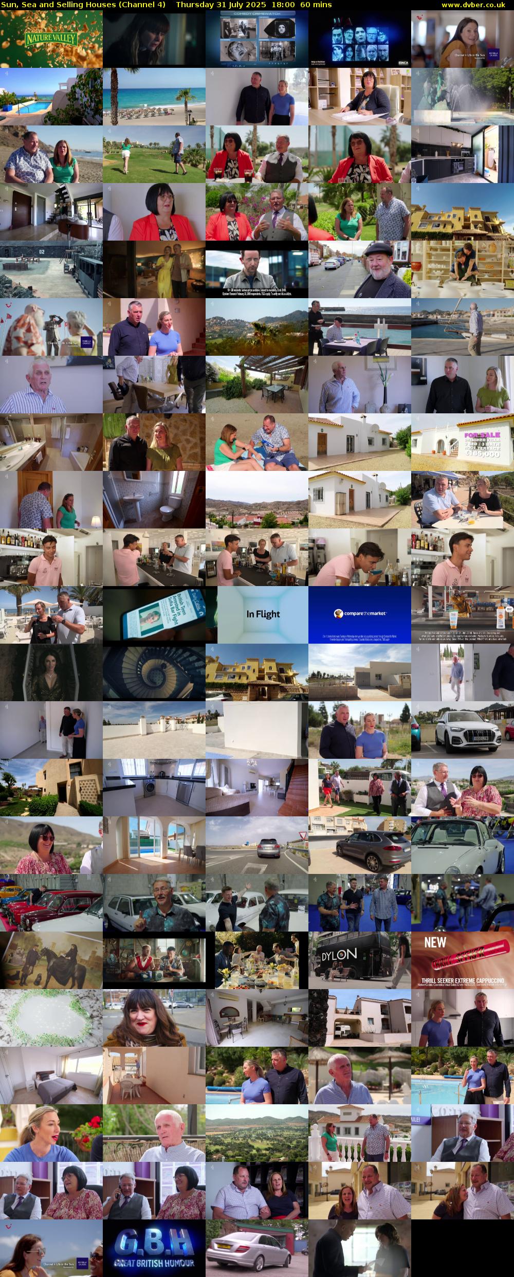Sun, Sea and Selling Houses (Channel 4) Thursday 31 July 2025 18:00 - 19:00