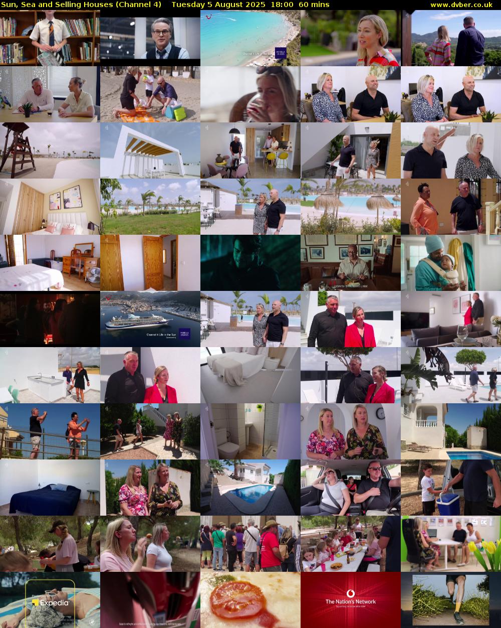 Sun, Sea and Selling Houses (Channel 4) Tuesday 5 August 2025 18:00 - 19:00