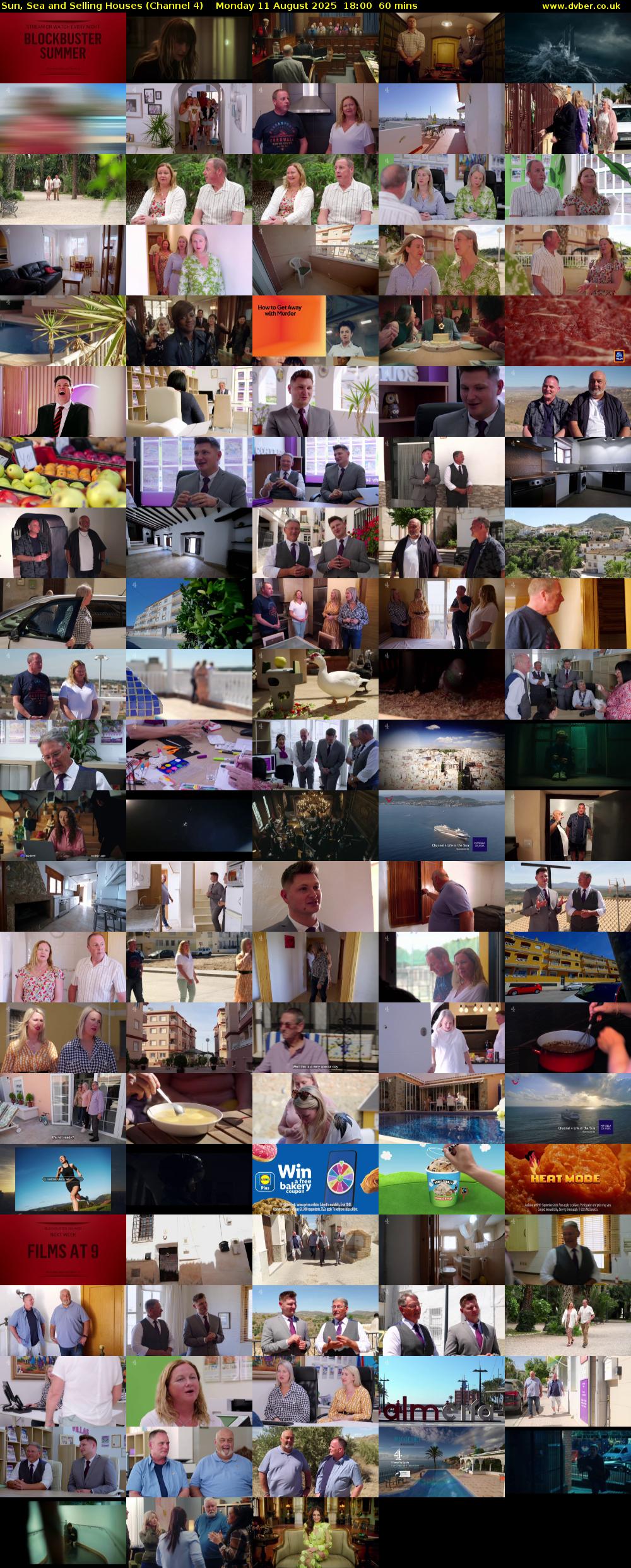 Sun, Sea and Selling Houses (Channel 4) Monday 11 August 2025 18:00 - 19:00