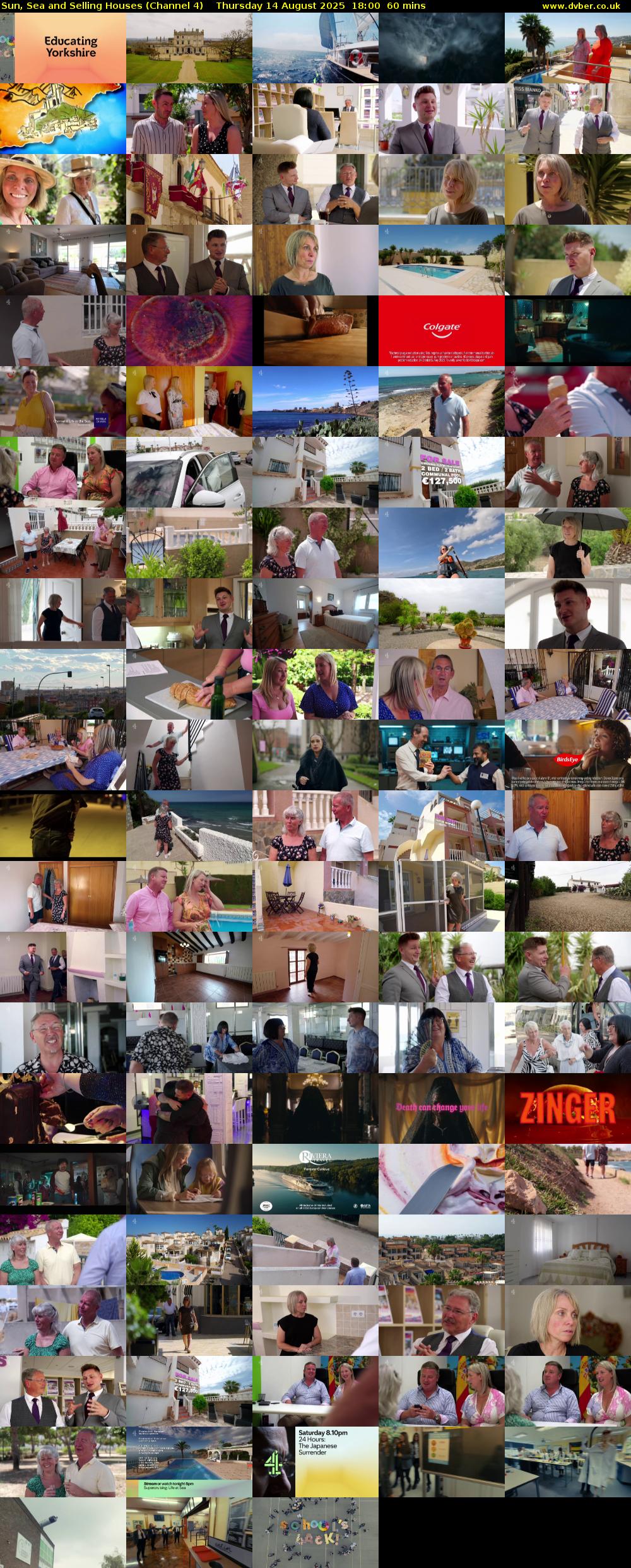 Sun, Sea and Selling Houses (Channel 4) Thursday 14 August 2025 18:00 - 19:00