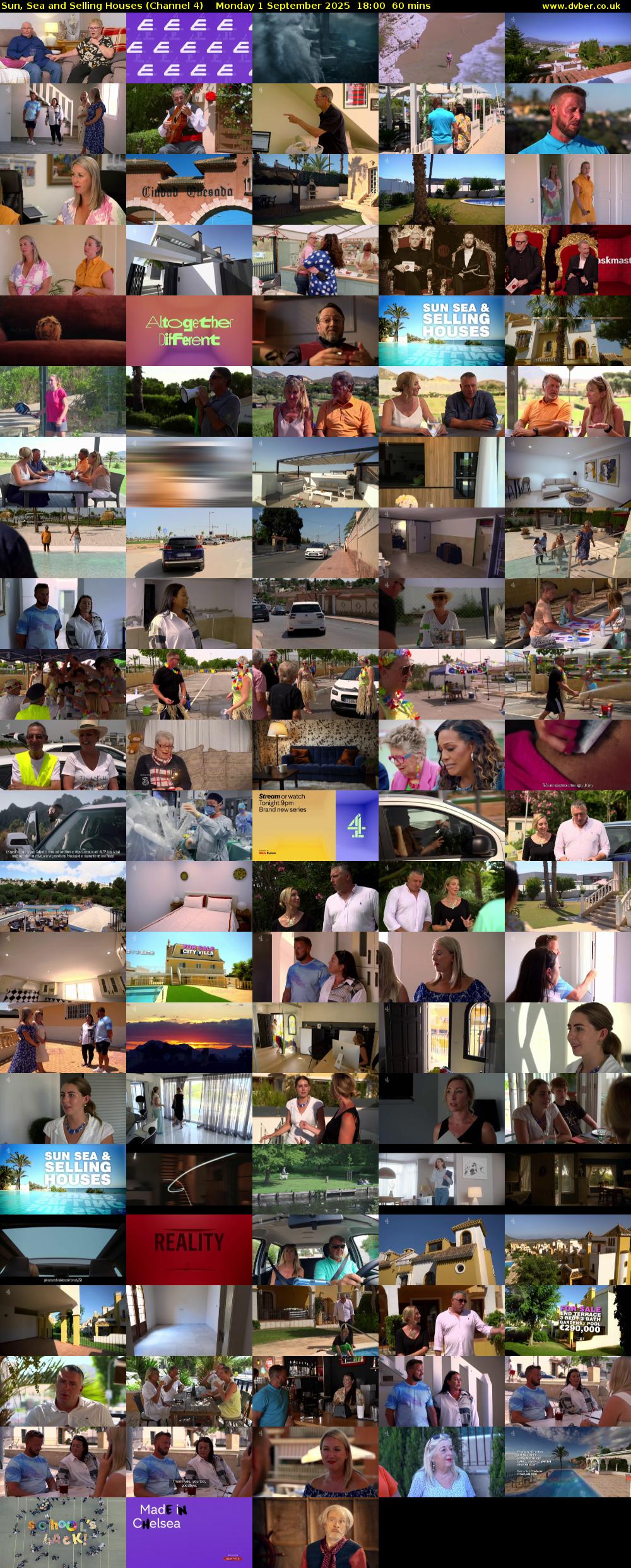 Sun, Sea and Selling Houses (Channel 4) Monday 1 September 2025 18:00 - 19:00