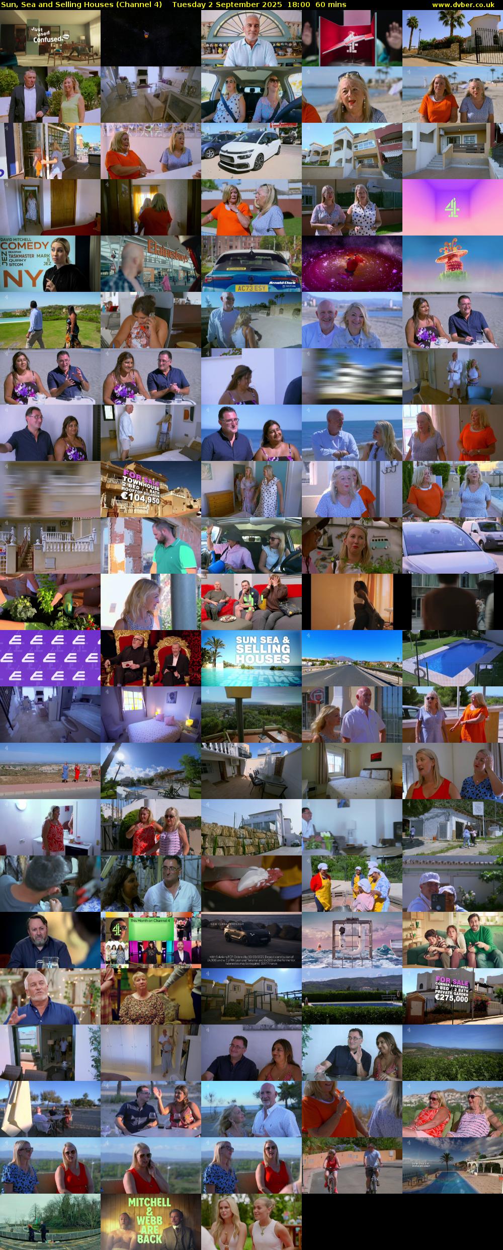Sun, Sea and Selling Houses (Channel 4) Tuesday 2 September 2025 18:00 - 19:00