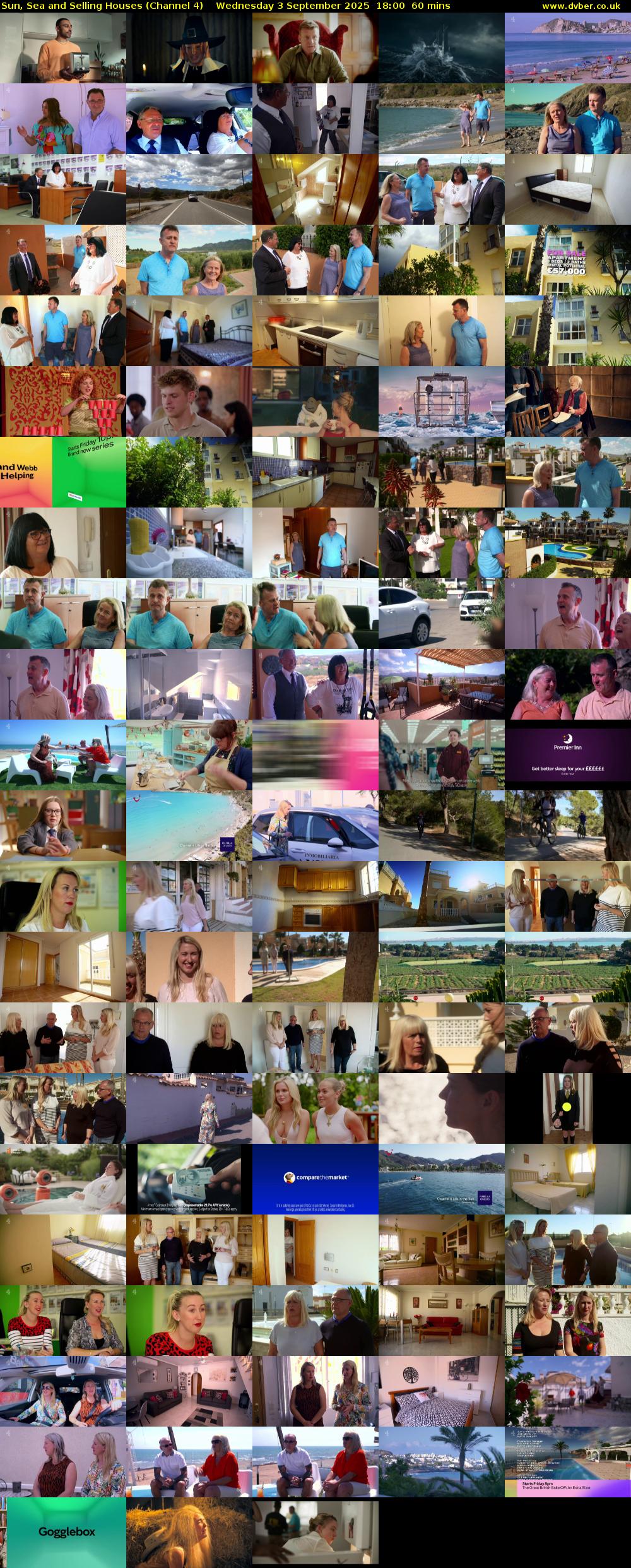 Sun, Sea and Selling Houses (Channel 4) Wednesday 3 September 2025 18:00 - 19:00