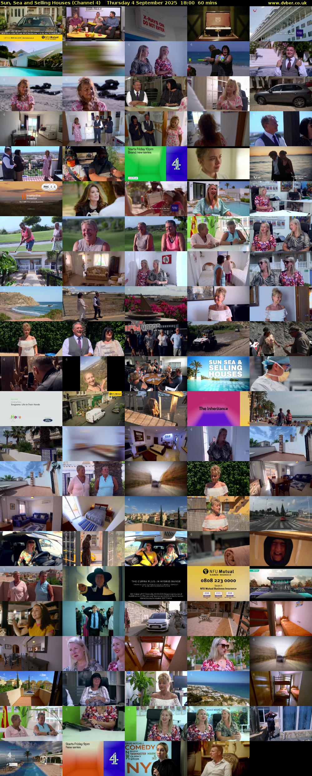 Sun, Sea and Selling Houses (Channel 4) Thursday 4 September 2025 18:00 - 19:00