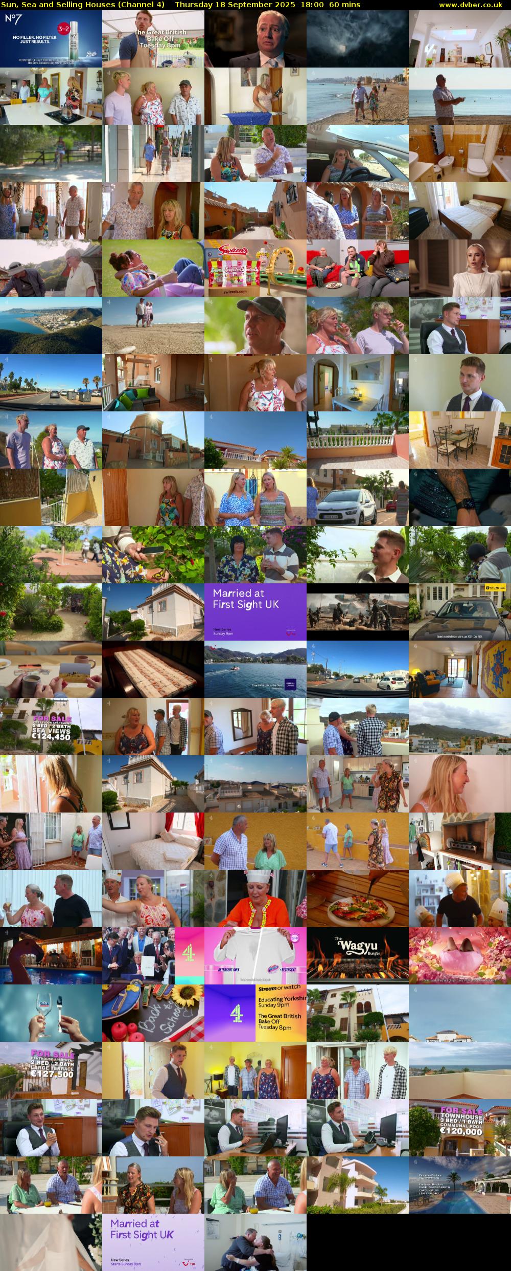 Sun, Sea and Selling Houses (Channel 4) Thursday 18 September 2025 18:00 - 19:00
