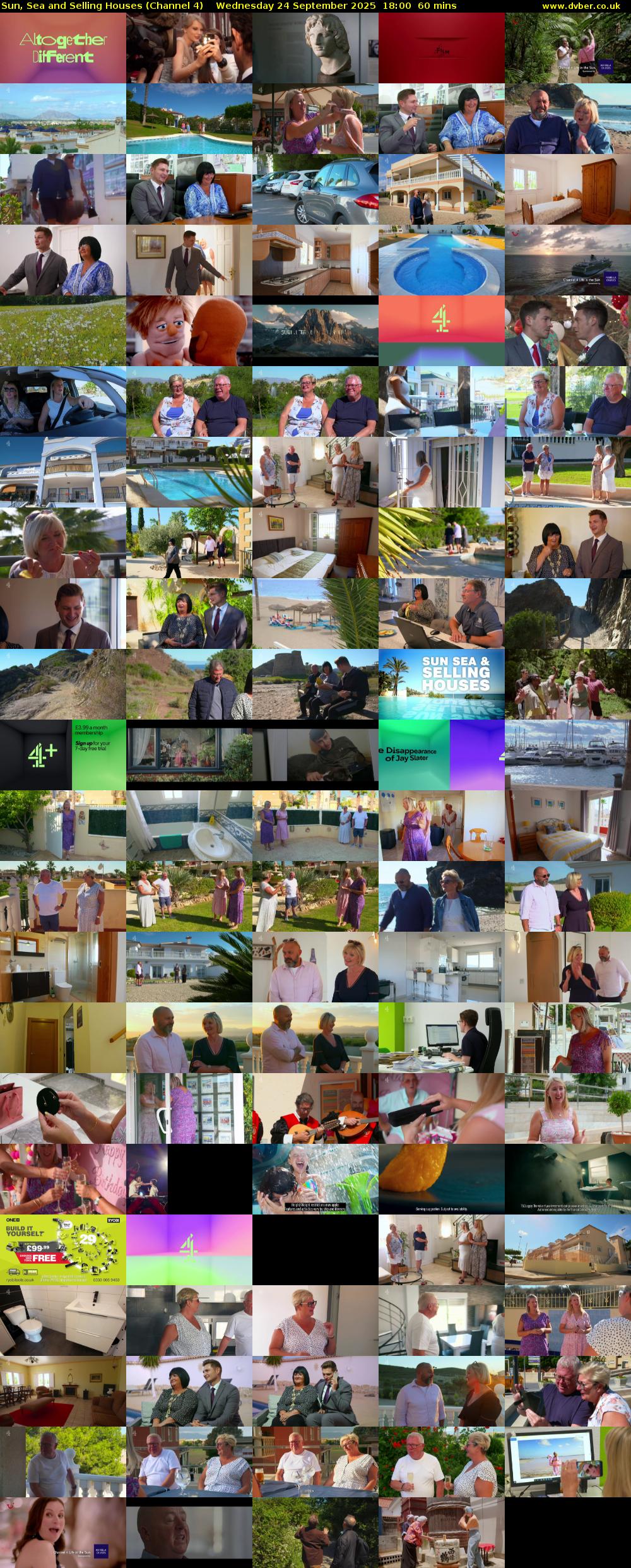 Sun, Sea and Selling Houses (Channel 4) Wednesday 24 September 2025 18:00 - 19:00
