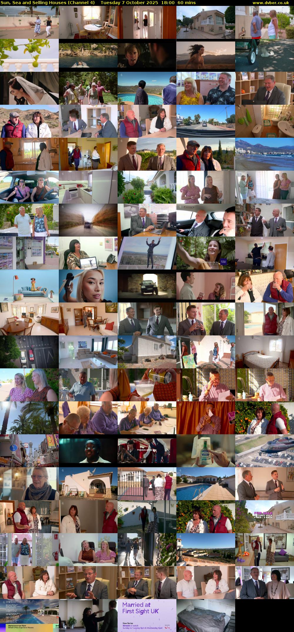 Sun, Sea and Selling Houses (Channel 4) Tuesday 7 October 2025 18:00 - 19:00