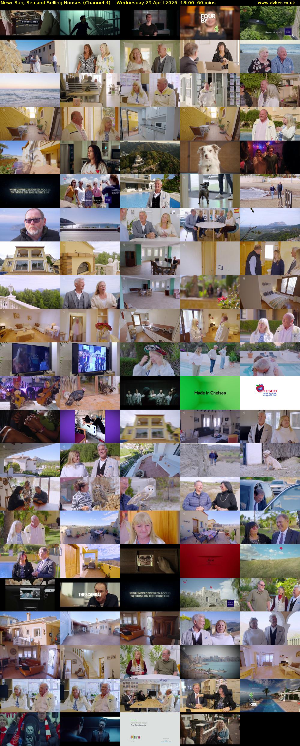 Sun, Sea and Selling Houses (Channel 4) Wednesday 29 April 2026 18:00 - 19:00