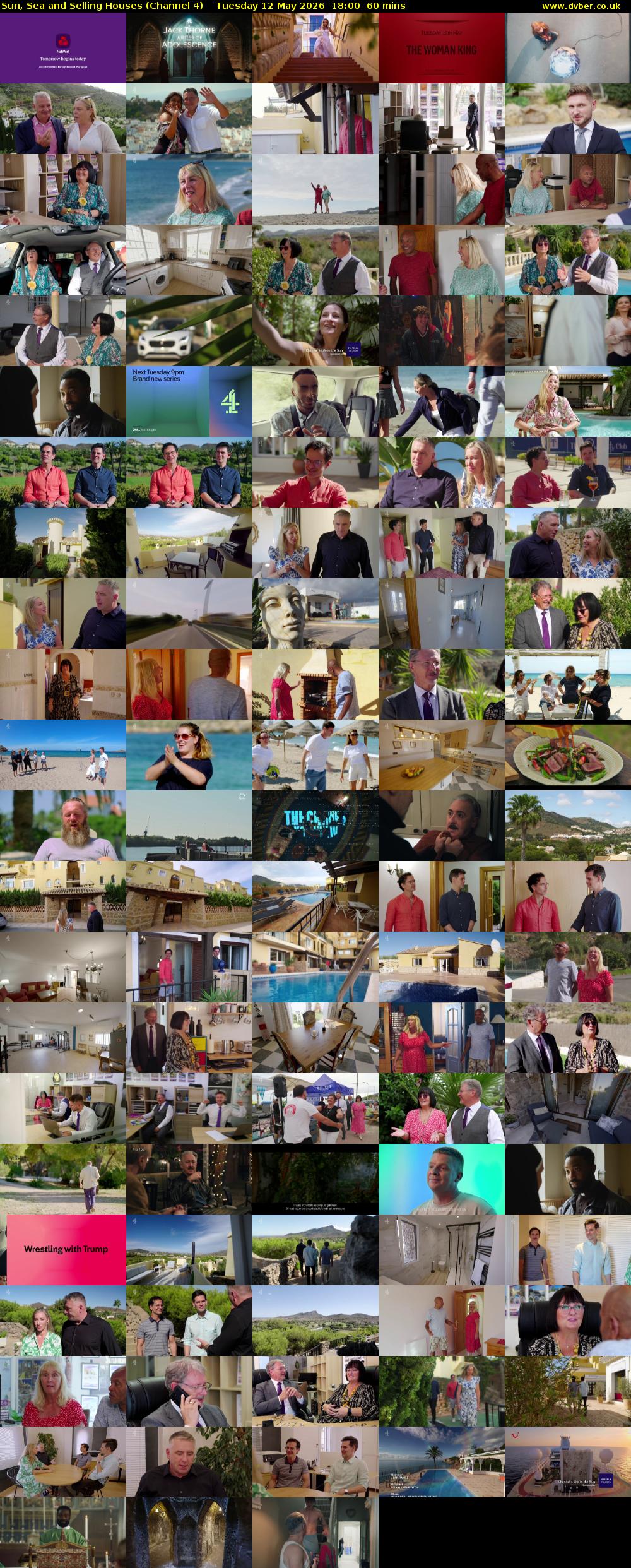 Sun, Sea and Selling Houses (Channel 4) Tuesday 12 May 2026 18:00 - 19:00