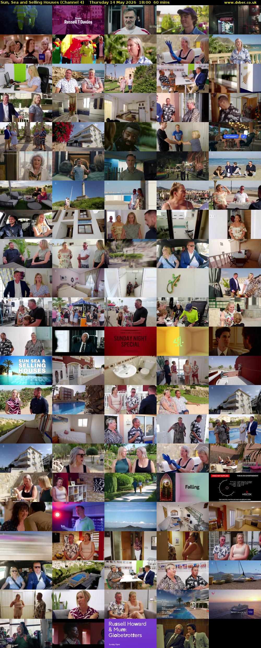 Sun, Sea and Selling Houses (Channel 4) Thursday 14 May 2026 18:00 - 19:00