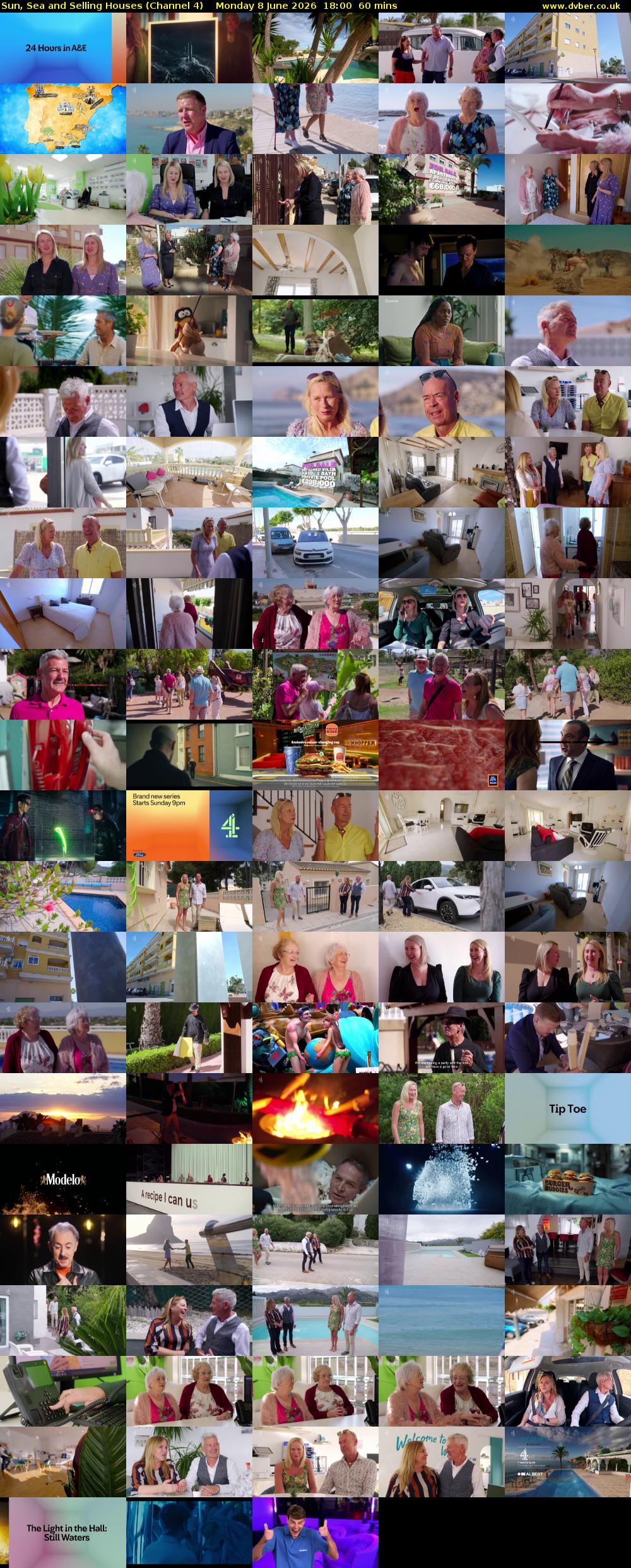 Sun, Sea and Selling Houses (Channel 4) Monday 8 June 2026 18:00 - 19:00